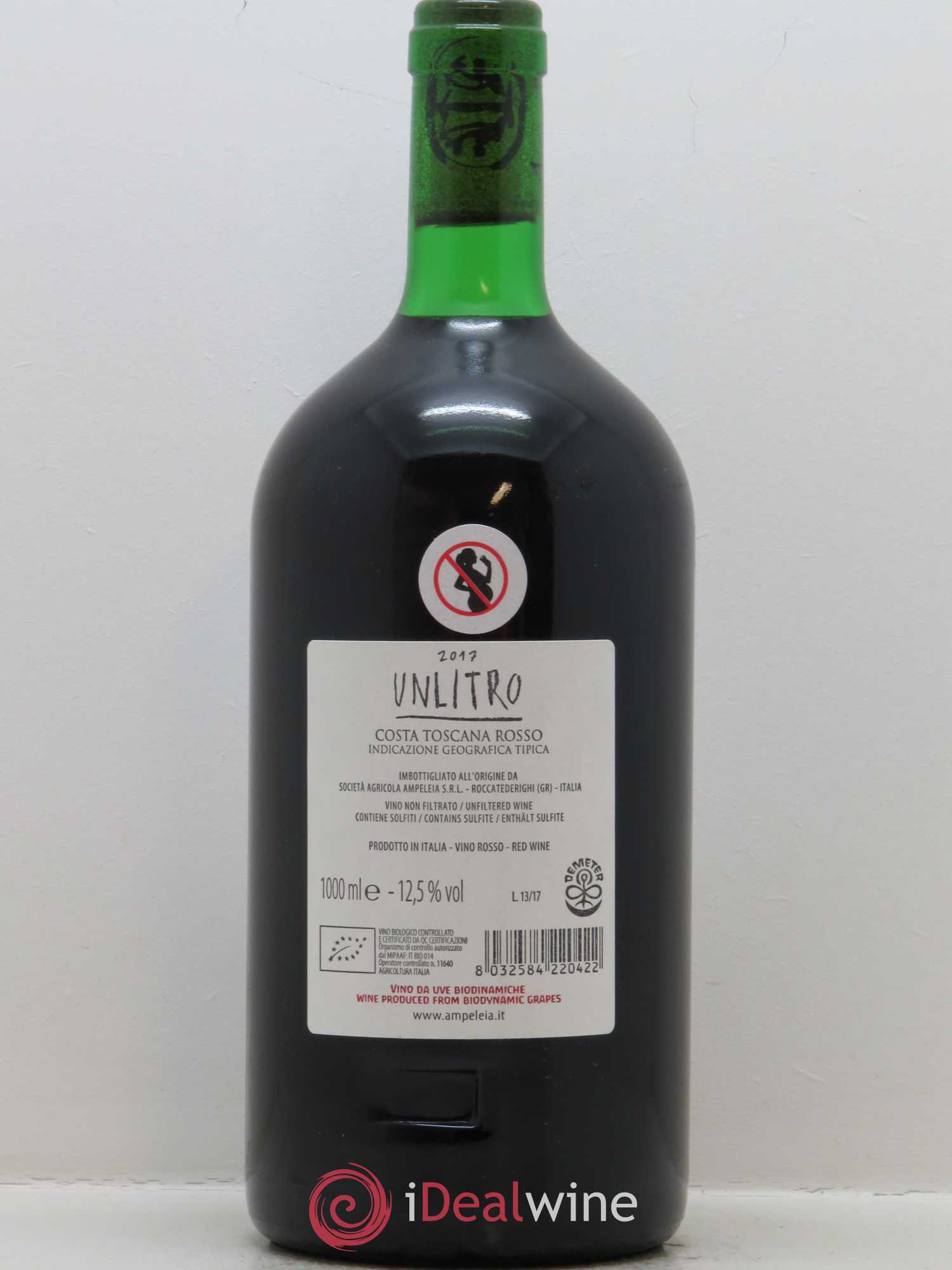 Toscana IGT Ampeleia Un litro Elisabetta Foradori 2017 - Lot de 1 bouteille - 1