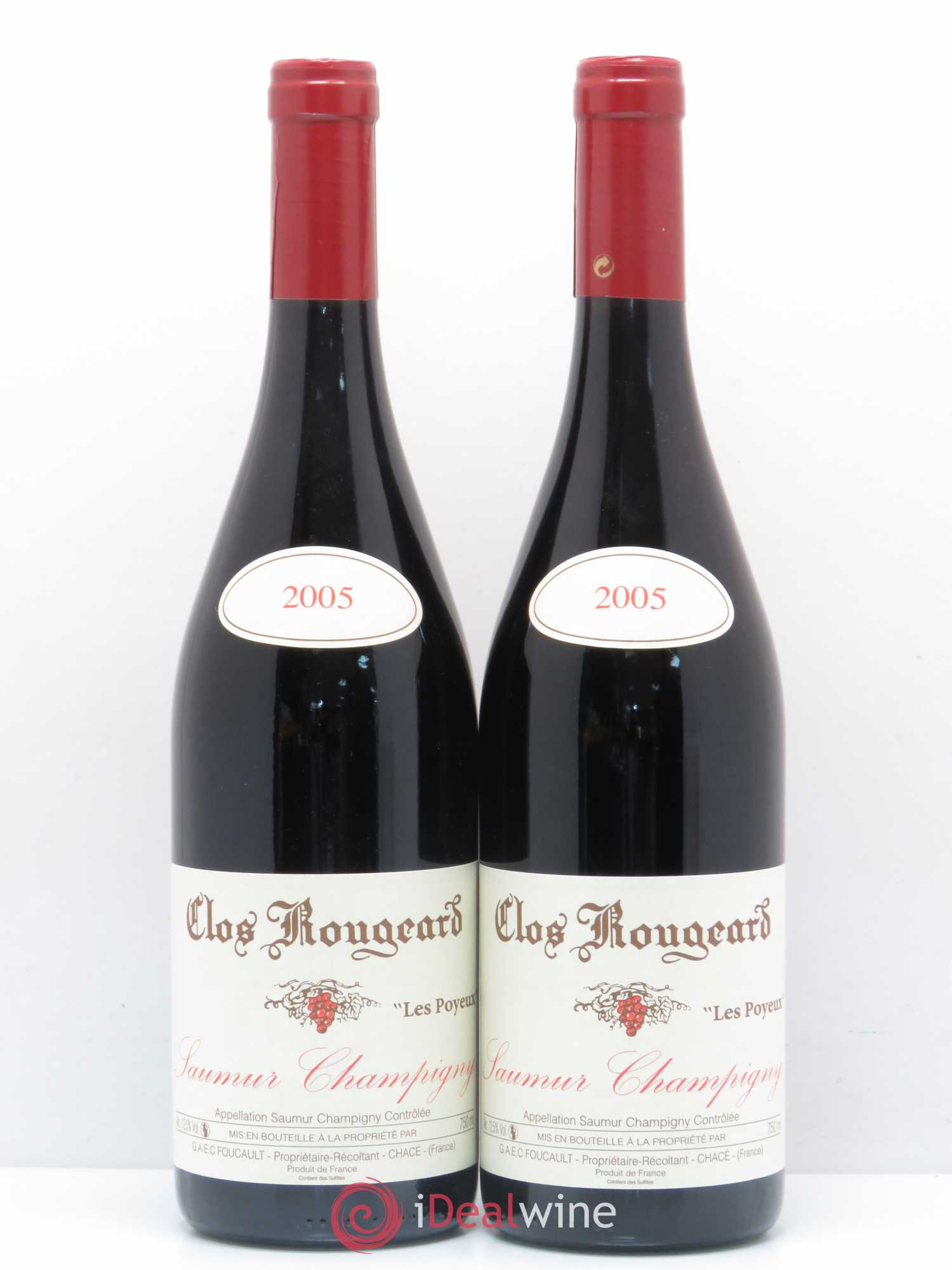 Saumur-Champigny Les Poyeux Clos Rougeard 2005 - Lot de 2 bouteilles - 0