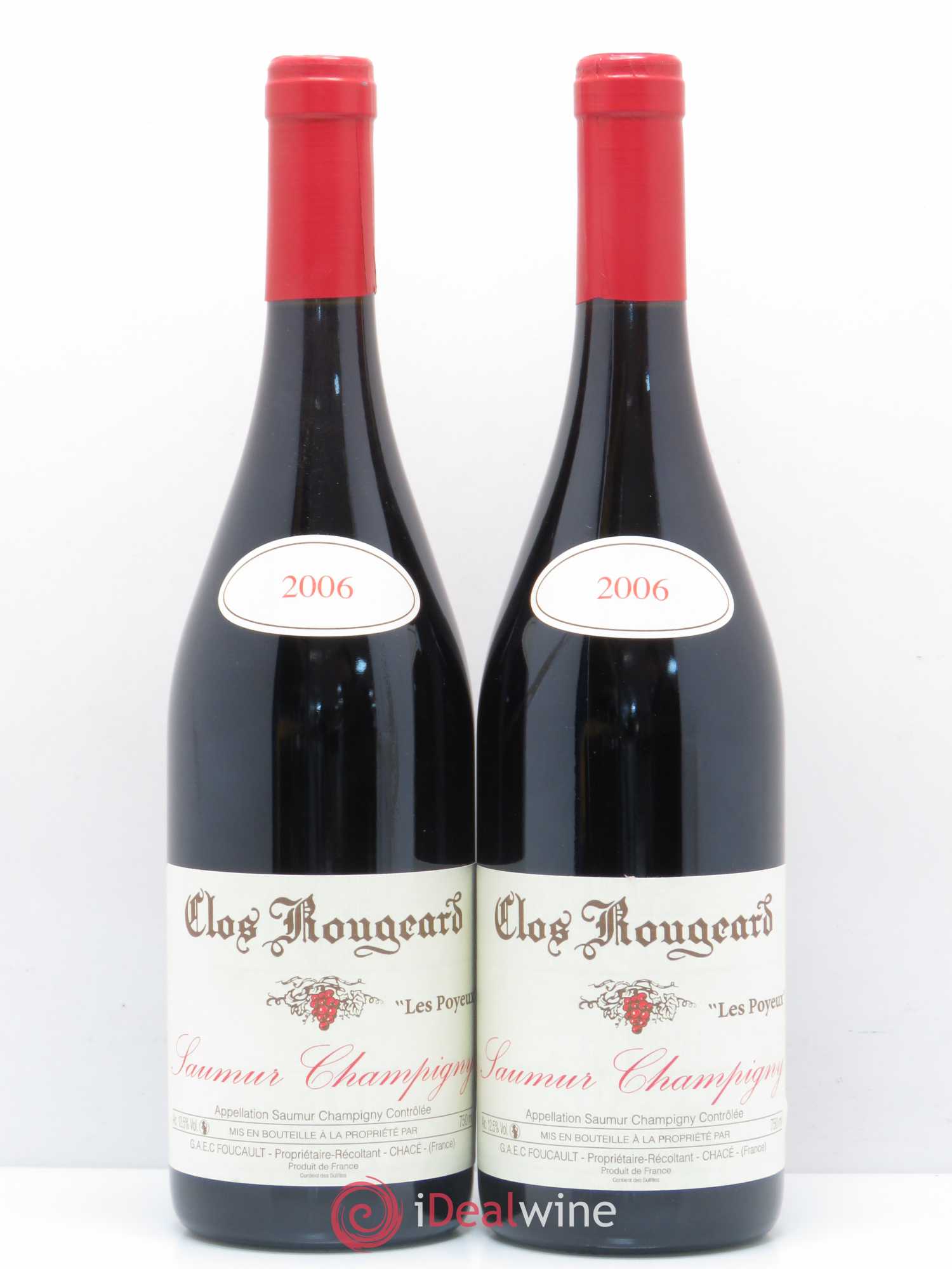 Saumur-Champigny Les Poyeux Clos Rougeard 2006 - Lot de 2 bouteilles - 0