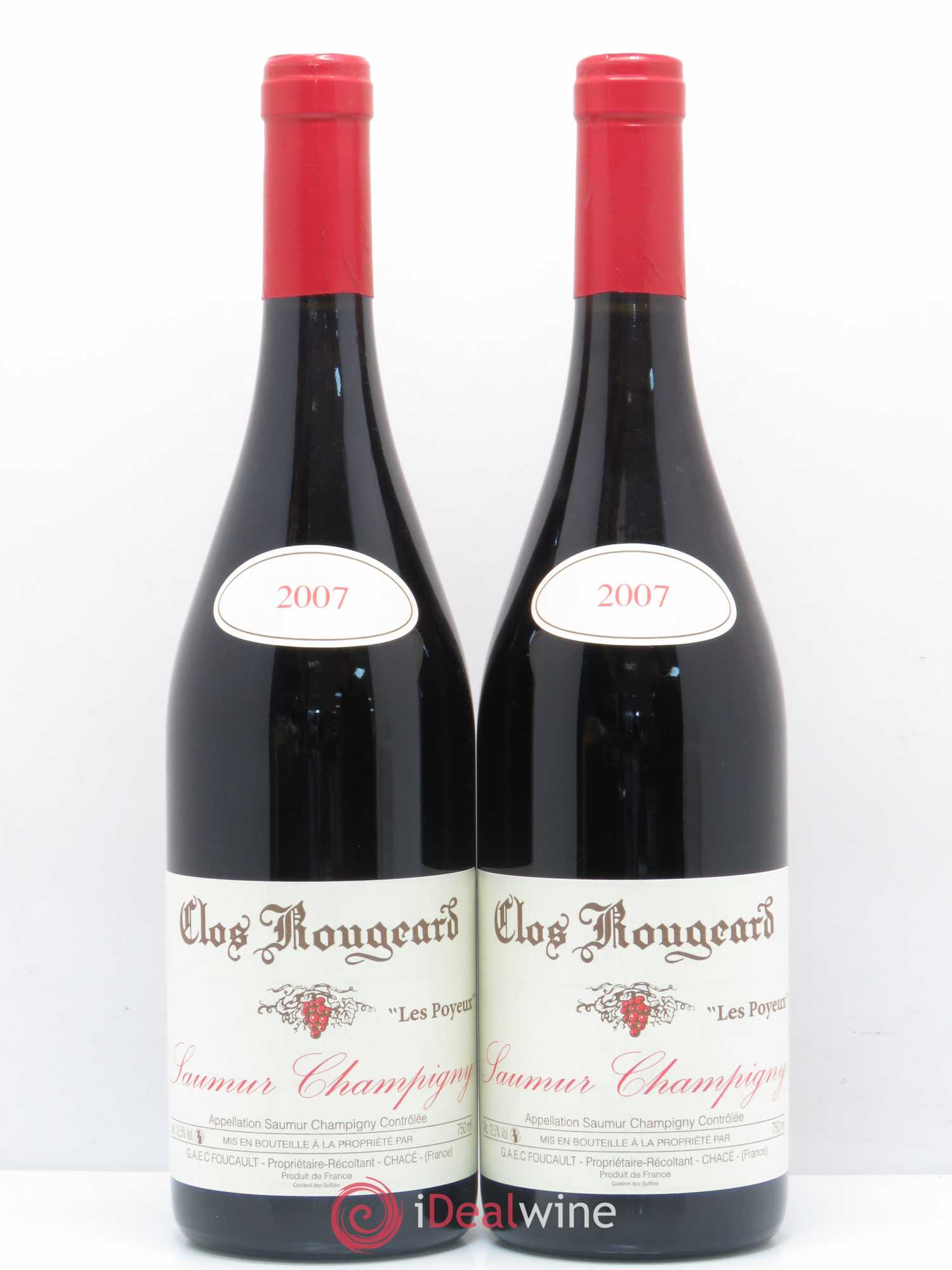 Saumur-Champigny Les Poyeux Clos Rougeard 2007 - Lot de 2 bouteilles - 0