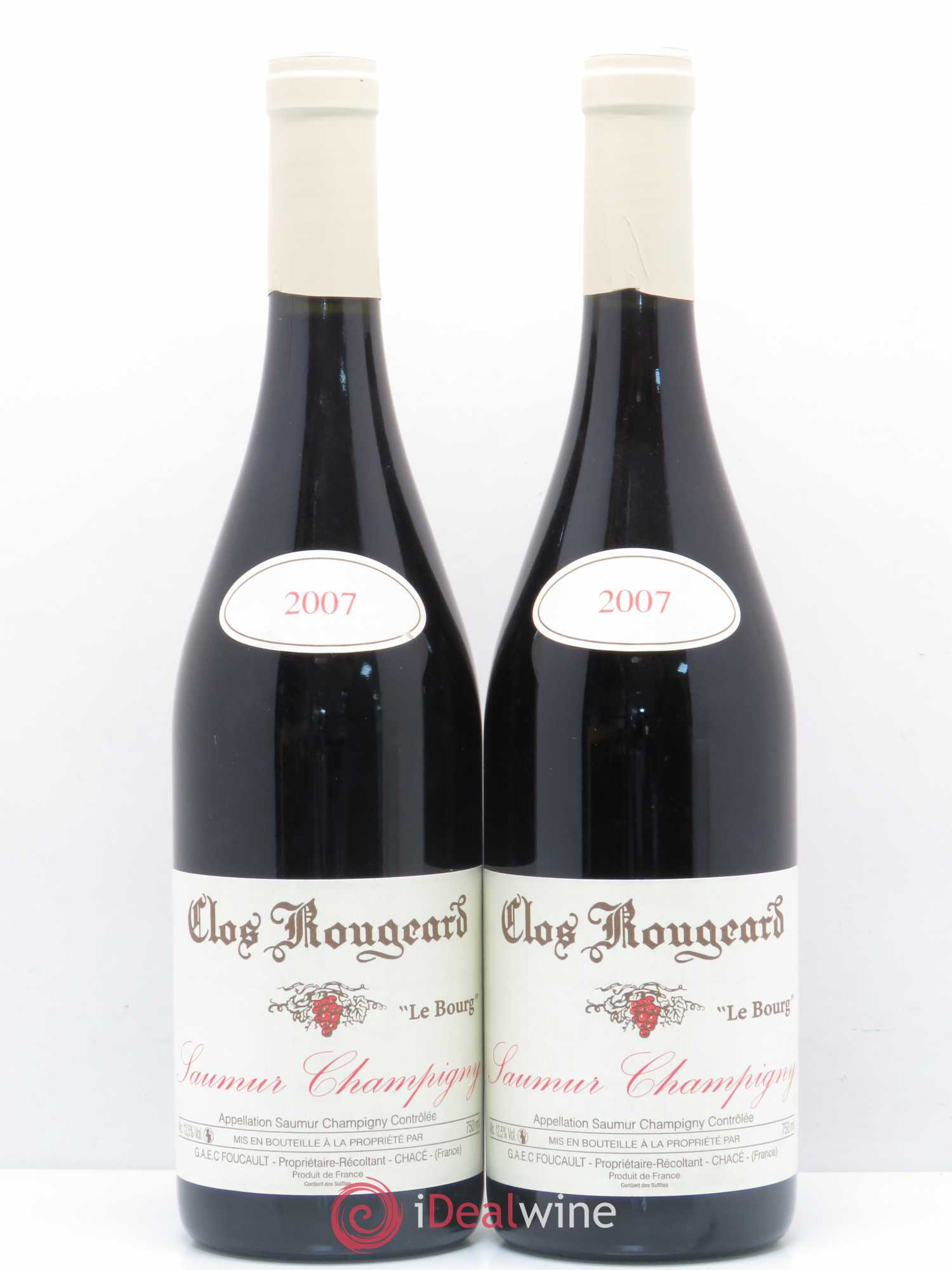 Saumur-Champigny Le Bourg Clos Rougeard 2007 - Lot de 2 bouteilles - 0