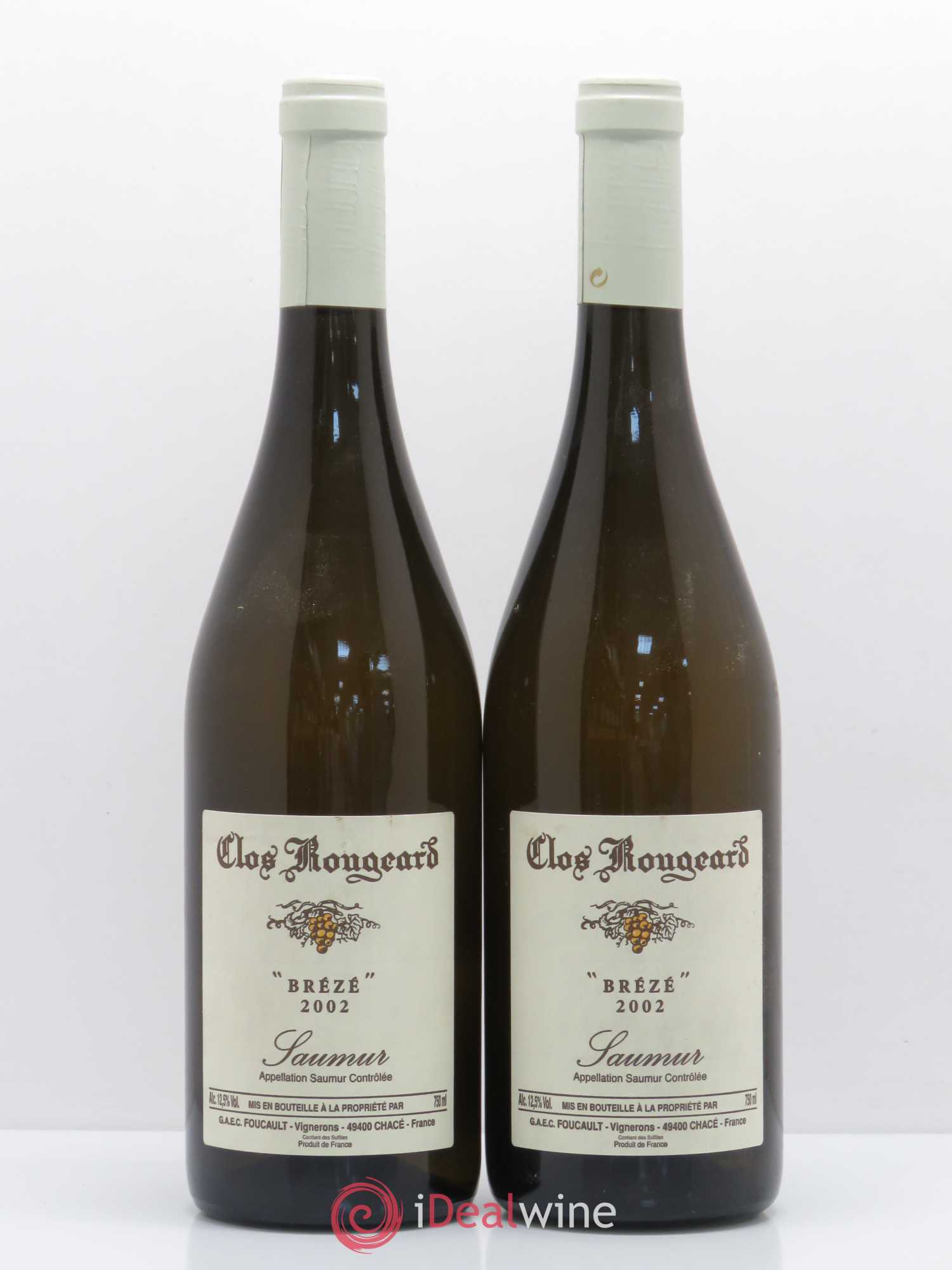 Saumur Brézé Clos Rougeard 2002 - Posten von 2 Flaschen - 0