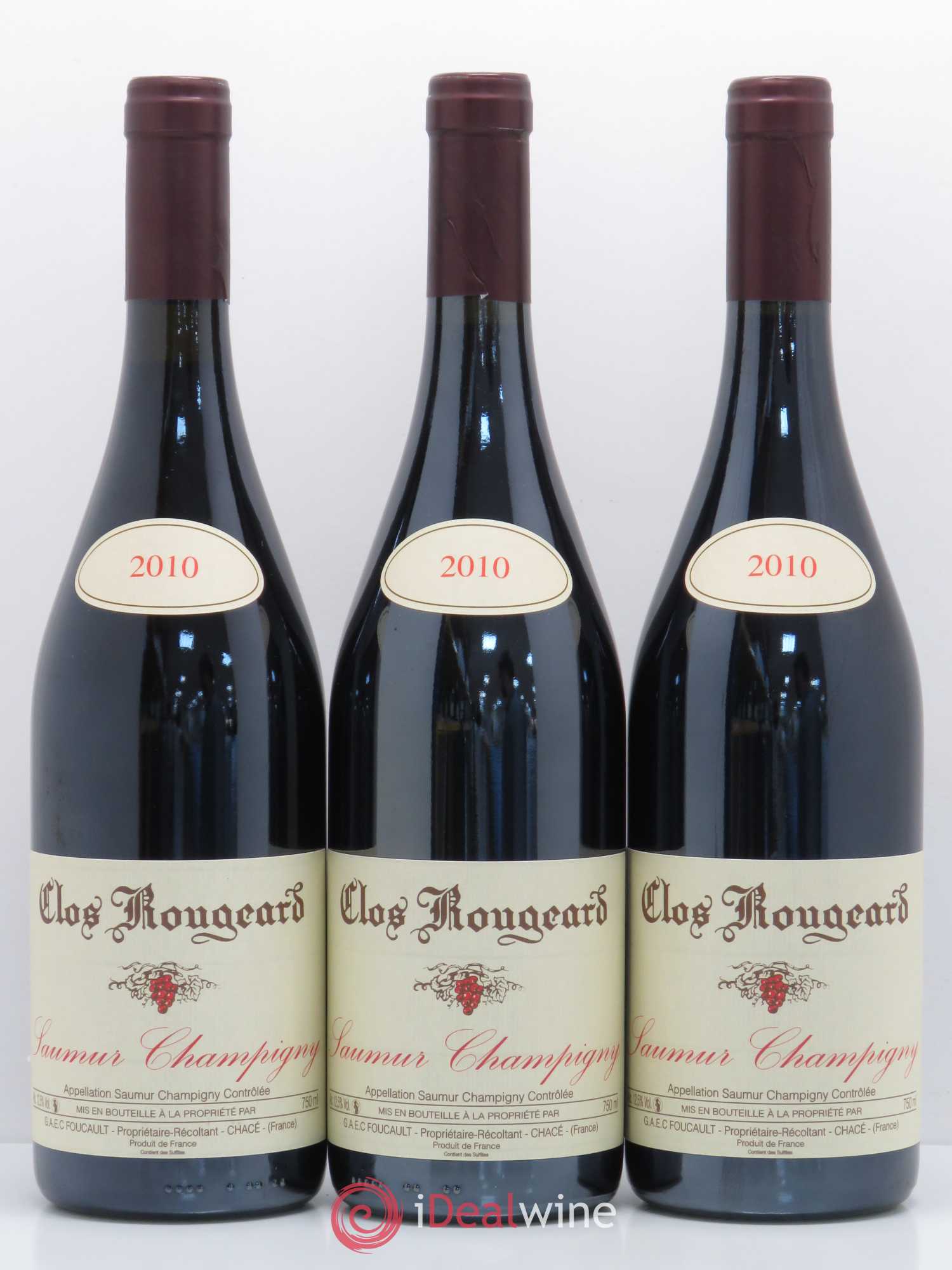 Saumur-Champigny Clos Rougeard 2010 - Lot de 3 bouteilles - 0