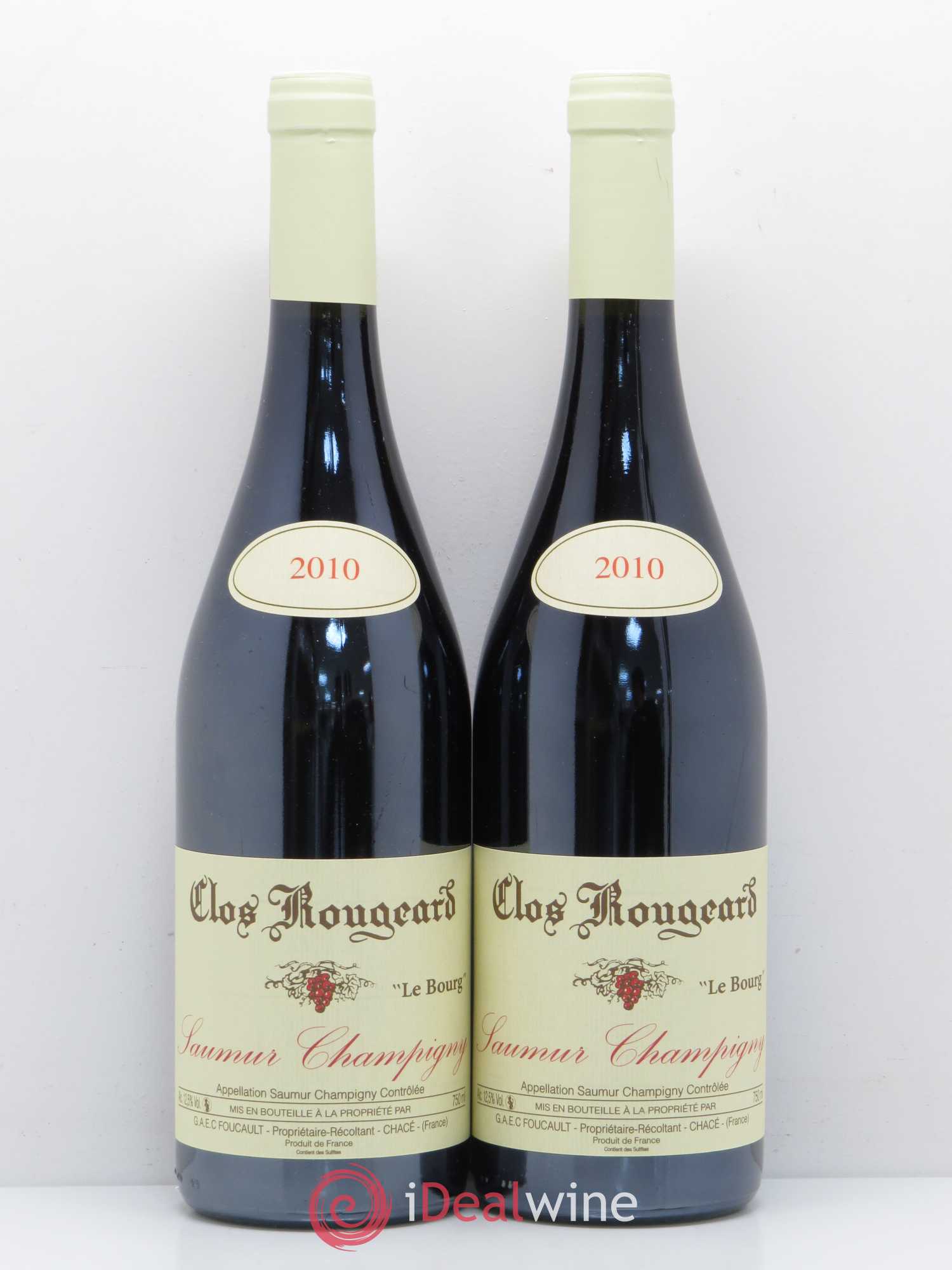Saumur-Champigny Le Bourg Clos Rougeard 2010 - Lot de 2 bouteilles - 0