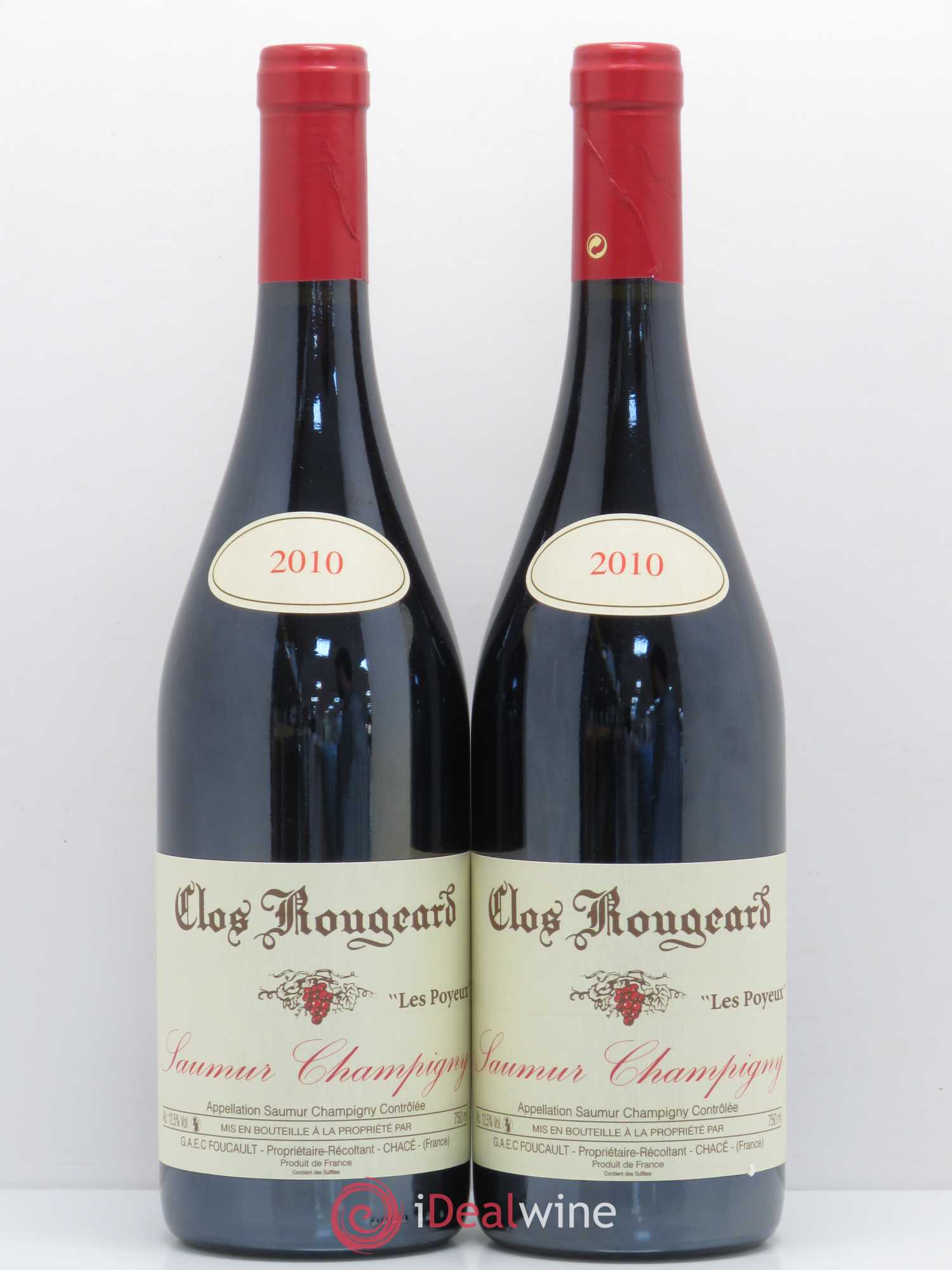 Saumur-Champigny Les Poyeux Clos Rougeard 2010 - Lot de 2 bouteilles - 0