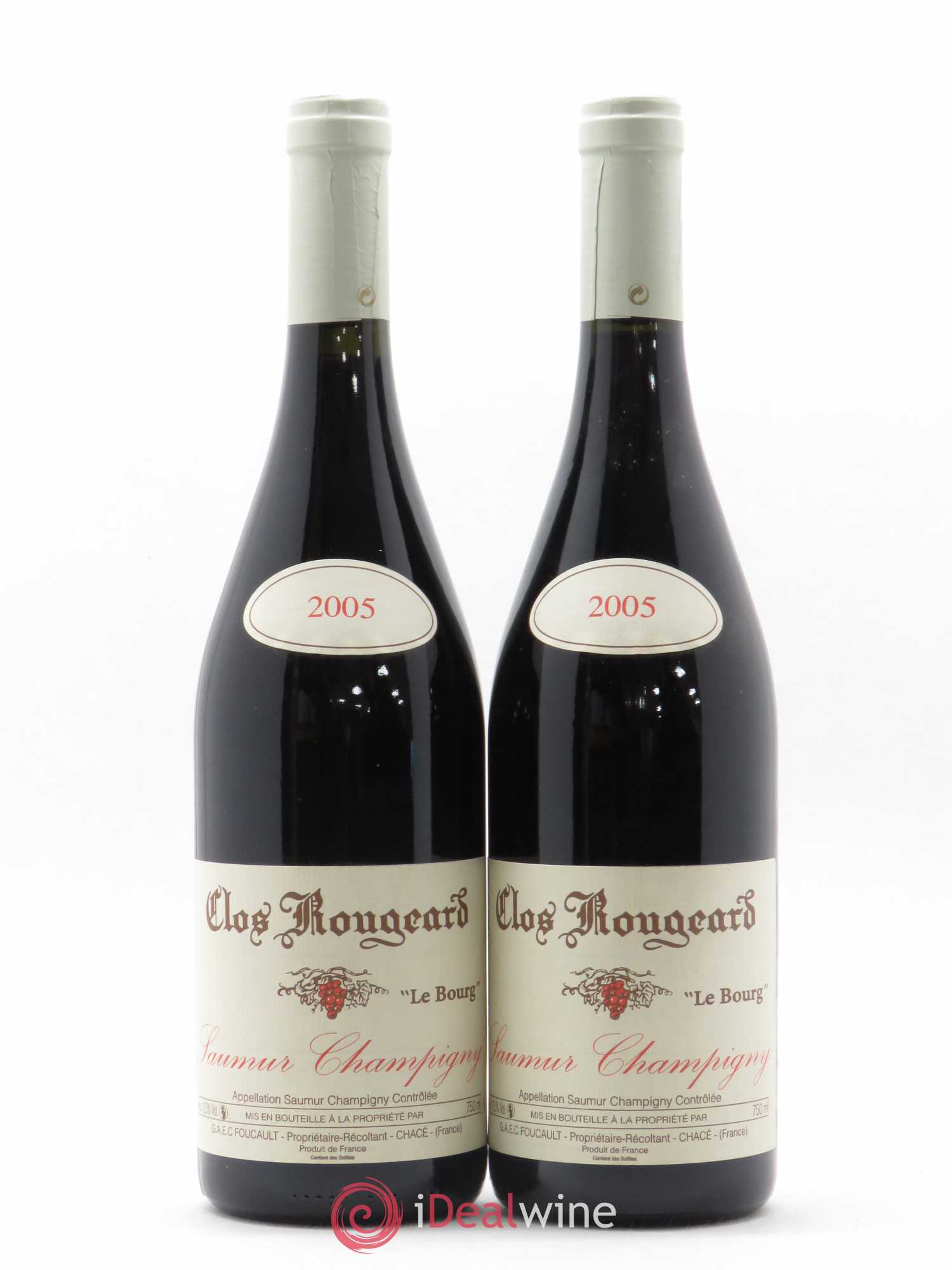 Saumur-Champigny Le Bourg Clos Rougeard 2005 - Lot de 2 bouteilles - 0
