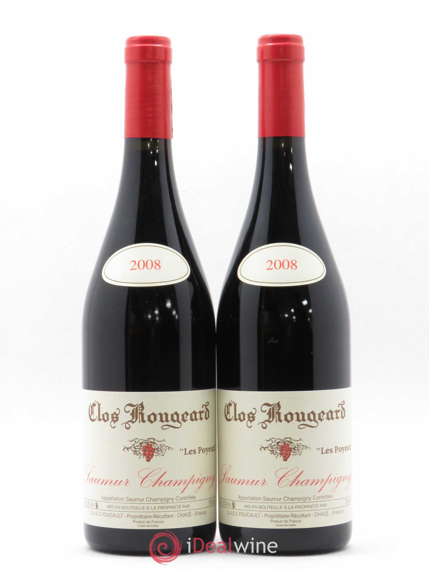Saumur-Champigny Les Poyeux Clos Rougeard 2008 - Lot de 2 bouteilles - 0