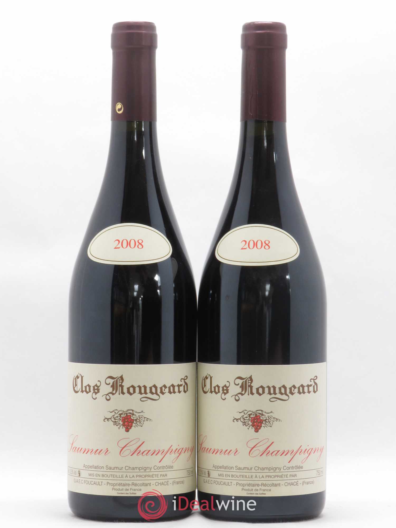 Saumur-Champigny Clos Rougeard 2008 - Lot de 2 bouteilles - 0