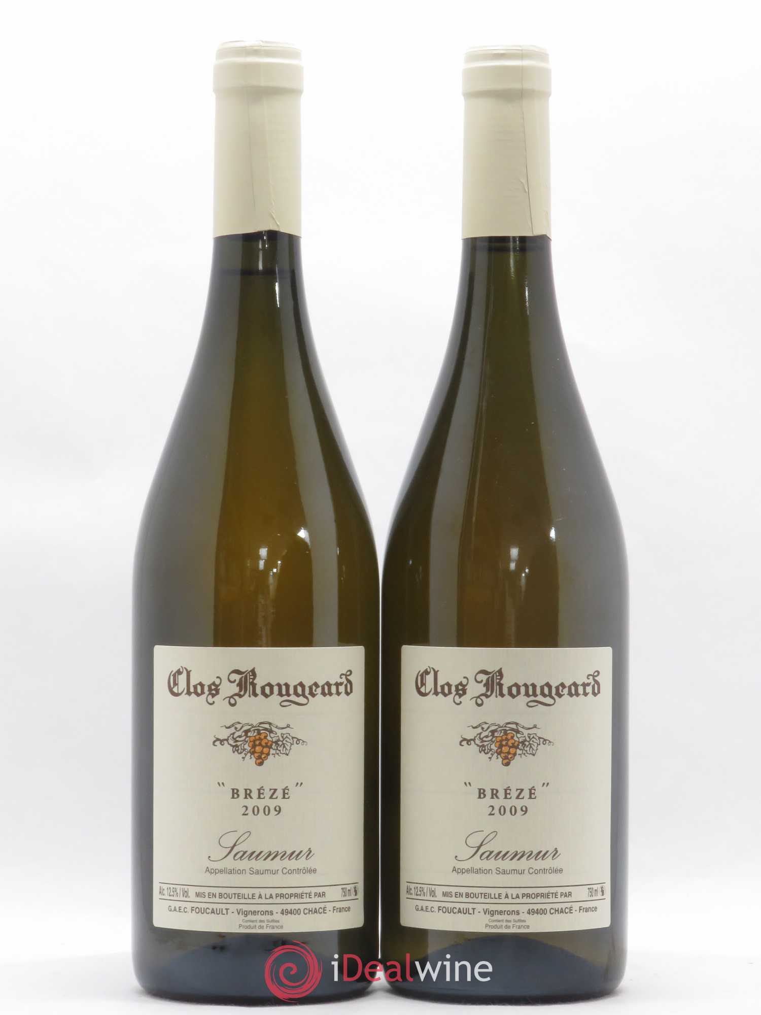 Saumur Brézé Clos Rougeard 2009 - Lot de 2 bouteilles - 0