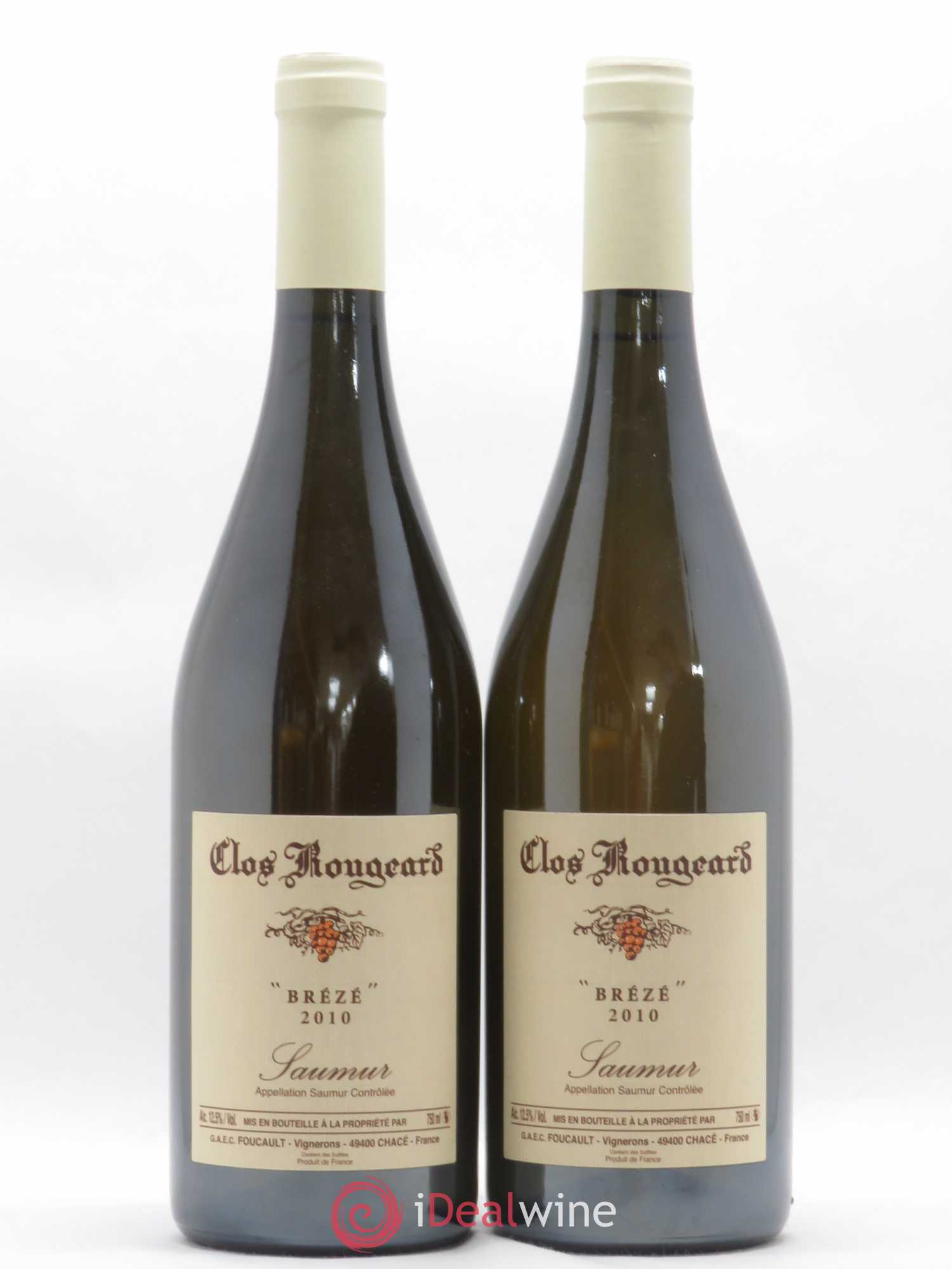 Saumur Brézé Clos Rougeard 2010 - Lot de 2 bouteilles - 0