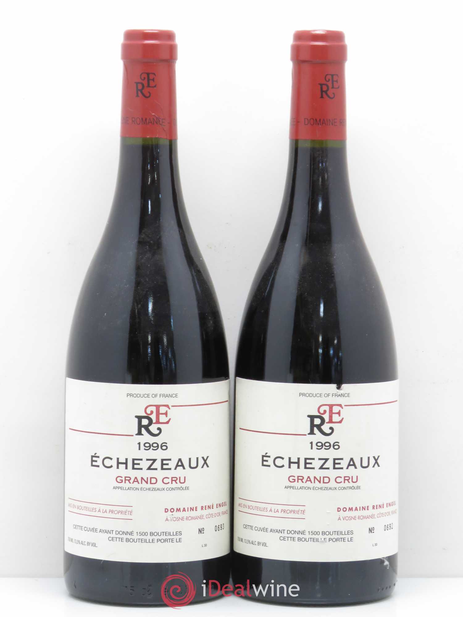 Echezeaux Grand Cru René Engel - Eugénie (Domaine) 1996 - Lot de 2 bouteilles - 0