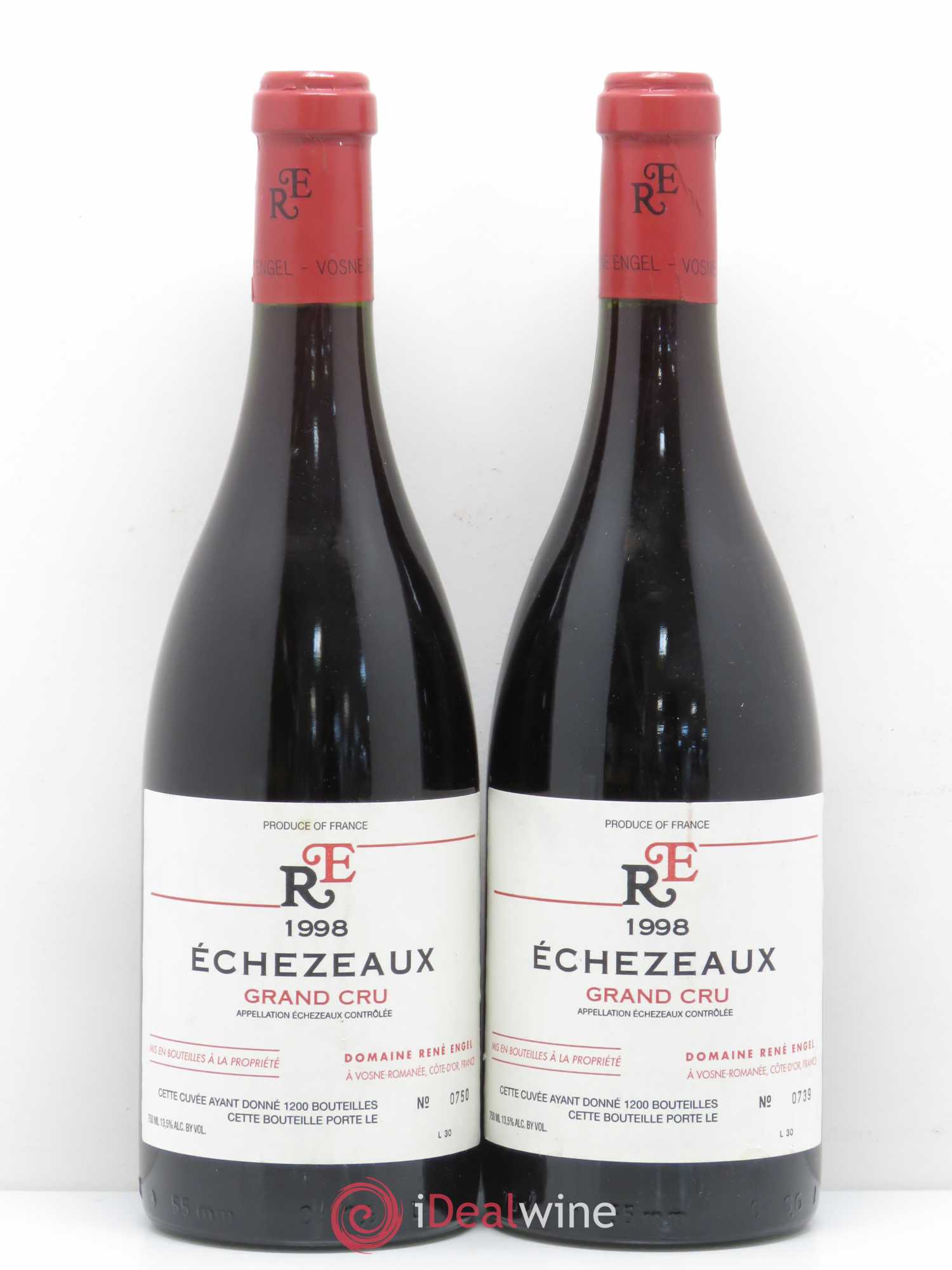 Echezeaux Grand Cru René Engel - Eugénie (Domaine) 1998 - Lot de 2 bouteilles - 0