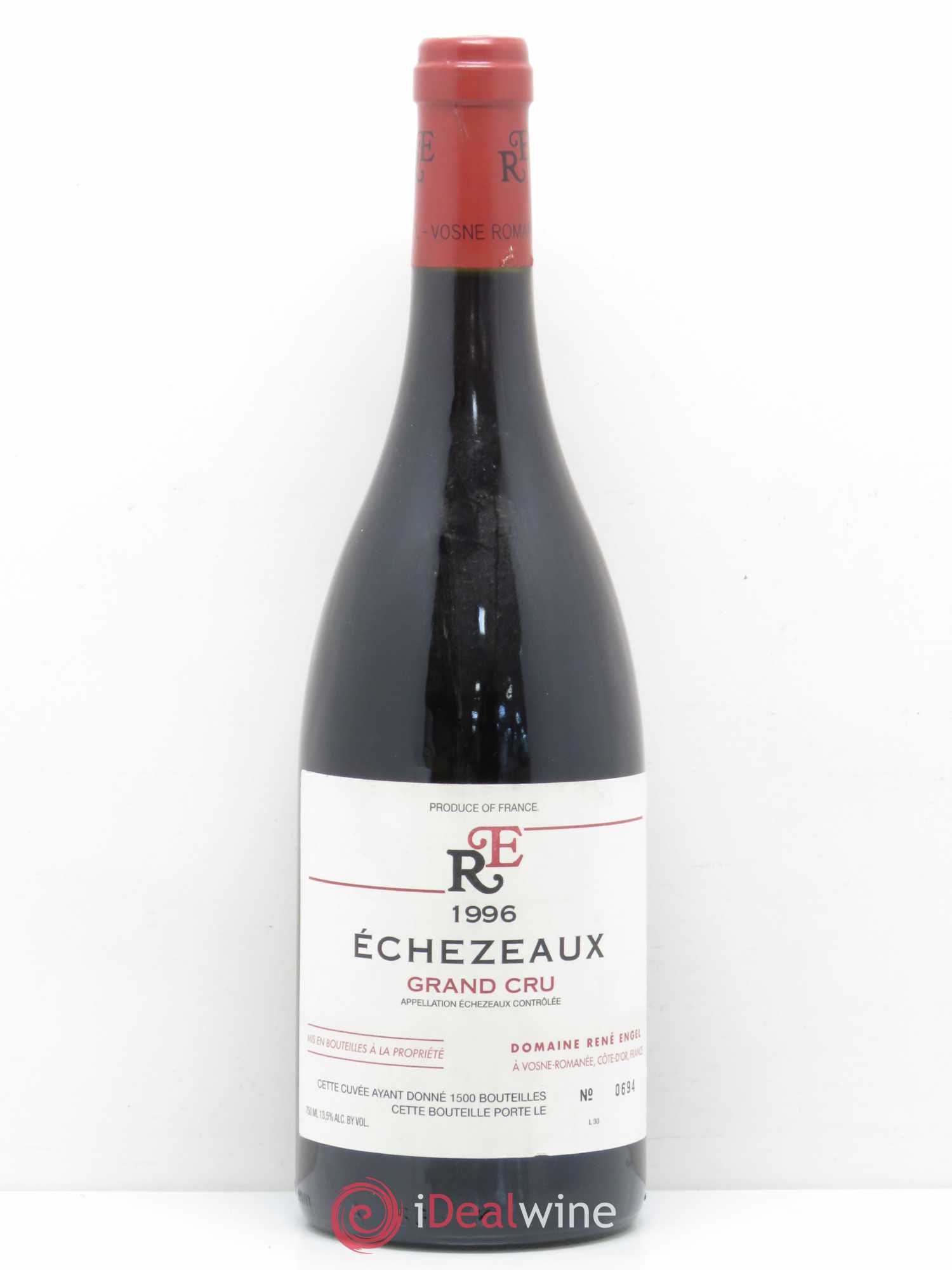 Echezeaux Grand Cru René Engel - Eugénie (Domaine) 1996 - Lot de 1 bouteille - 0