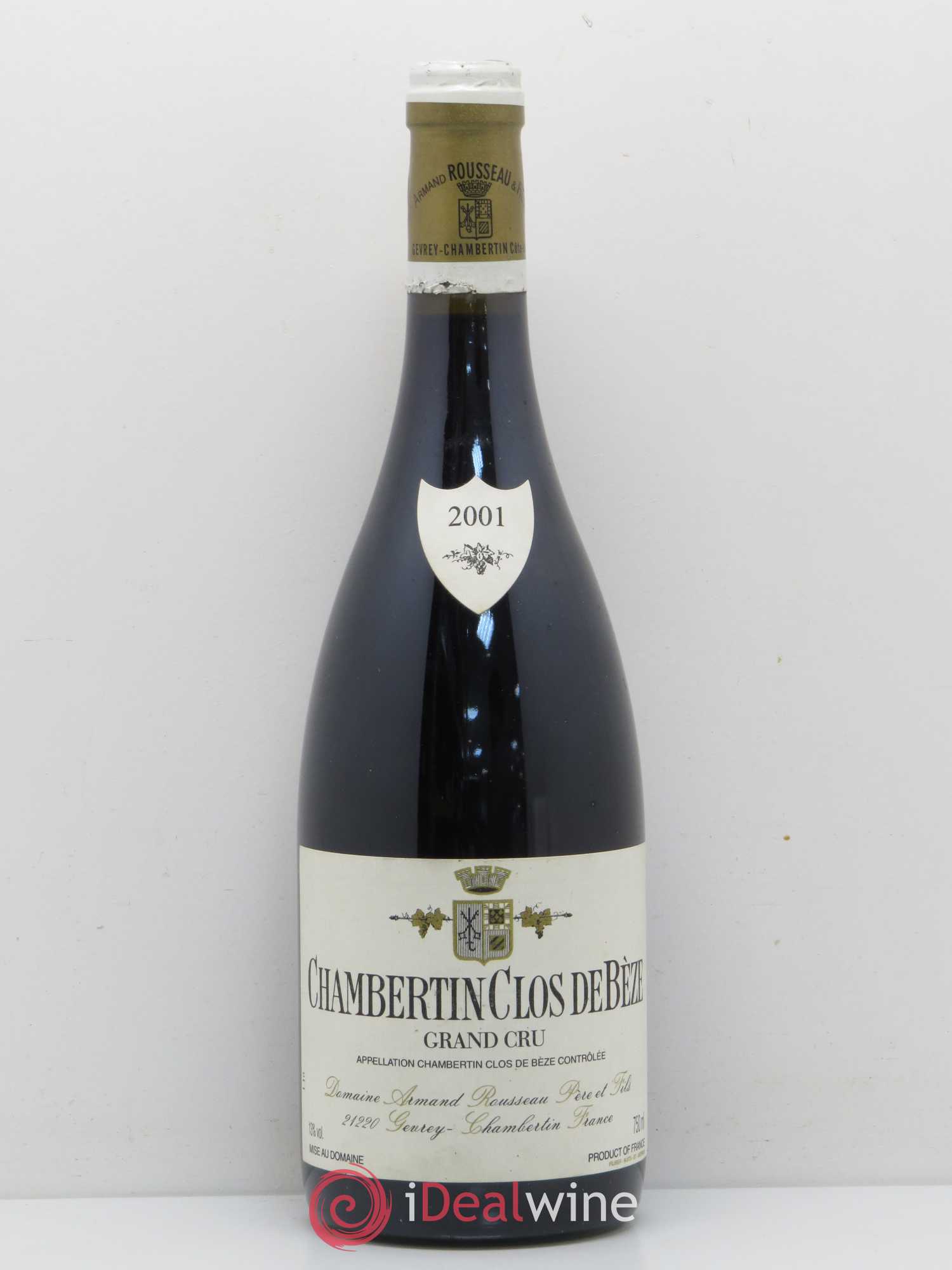 Chambertin Clos de Bèze Grand Cru Armand Rousseau (Domaine) 2001 - Lot de 1 bouteille - 0
