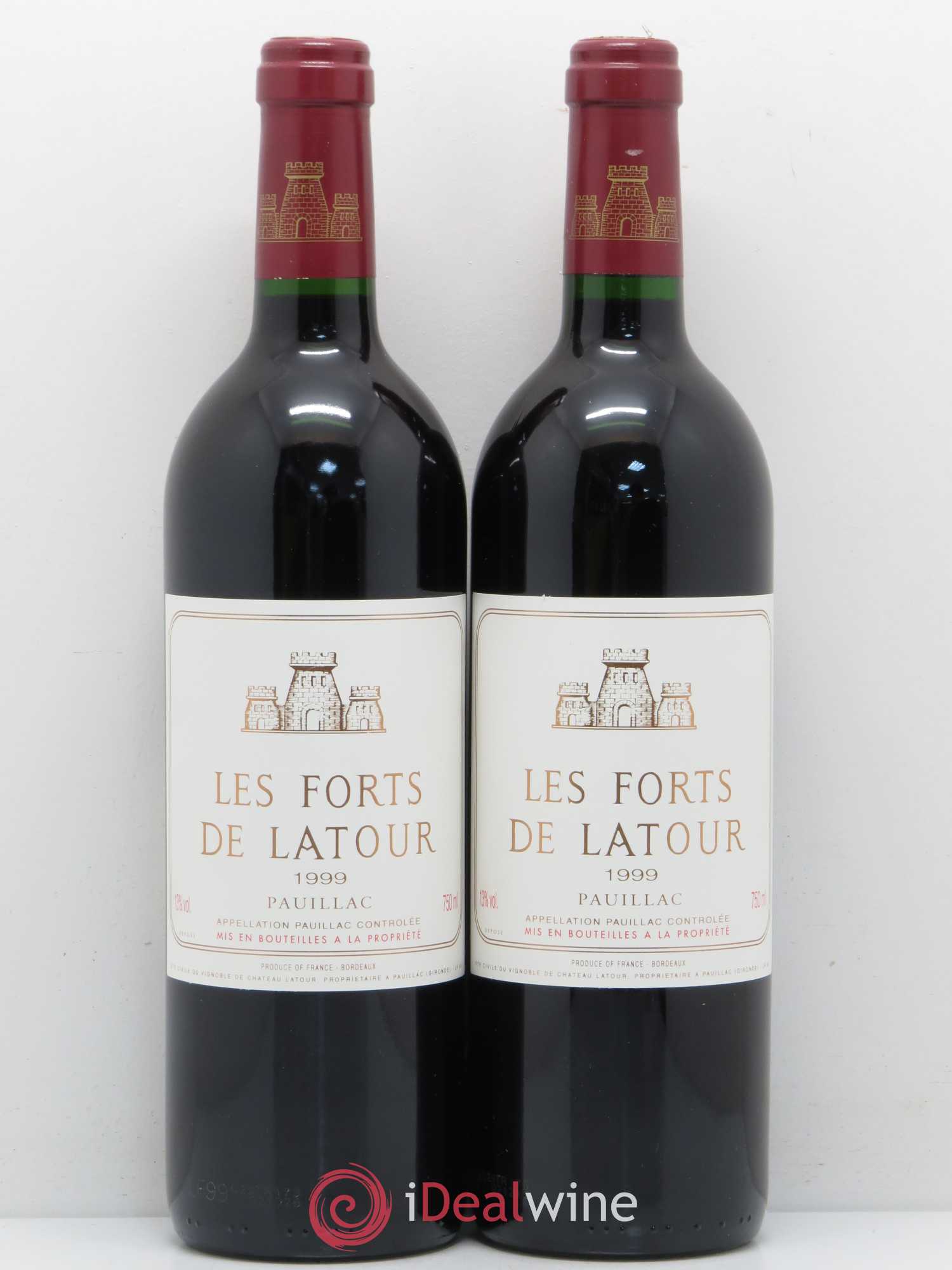 Les Forts de Latour Second Vin 1999 - Lot de 2 bouteilles - 0