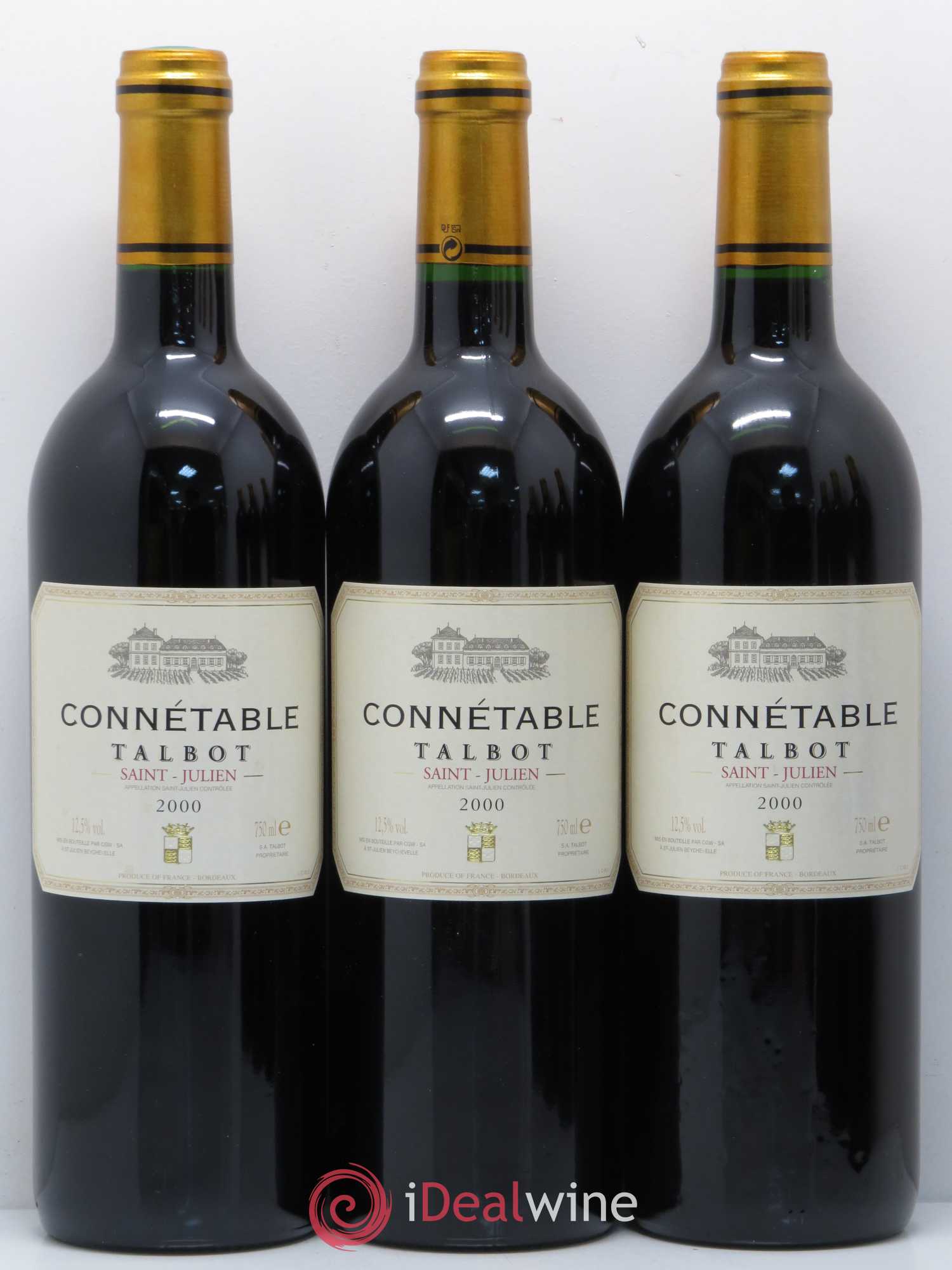 Connétable de Talbot Second Vin 2000 - Lot de 6 bouteilles - 1