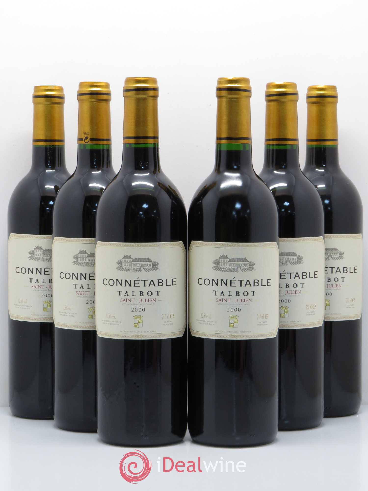 Connétable de Talbot Second Vin 2000 - Lot de 6 bouteilles - 0