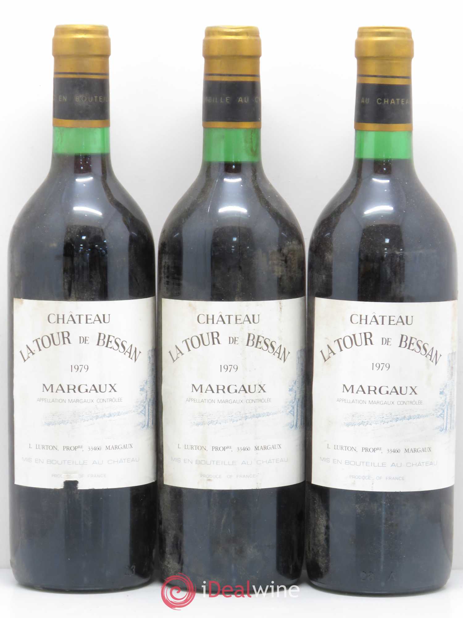 La Tour de Bessan 1979 - Lot de 3 bouteilles - 0