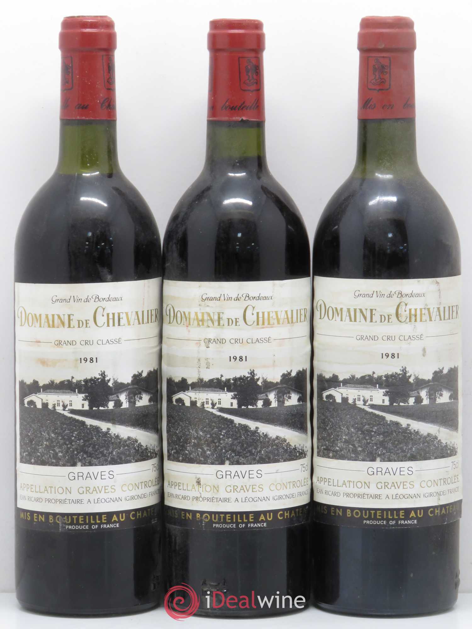 Domaine de Chevalier Cru Classé de Graves 1981 - Lot de 6 bouteilles - 2