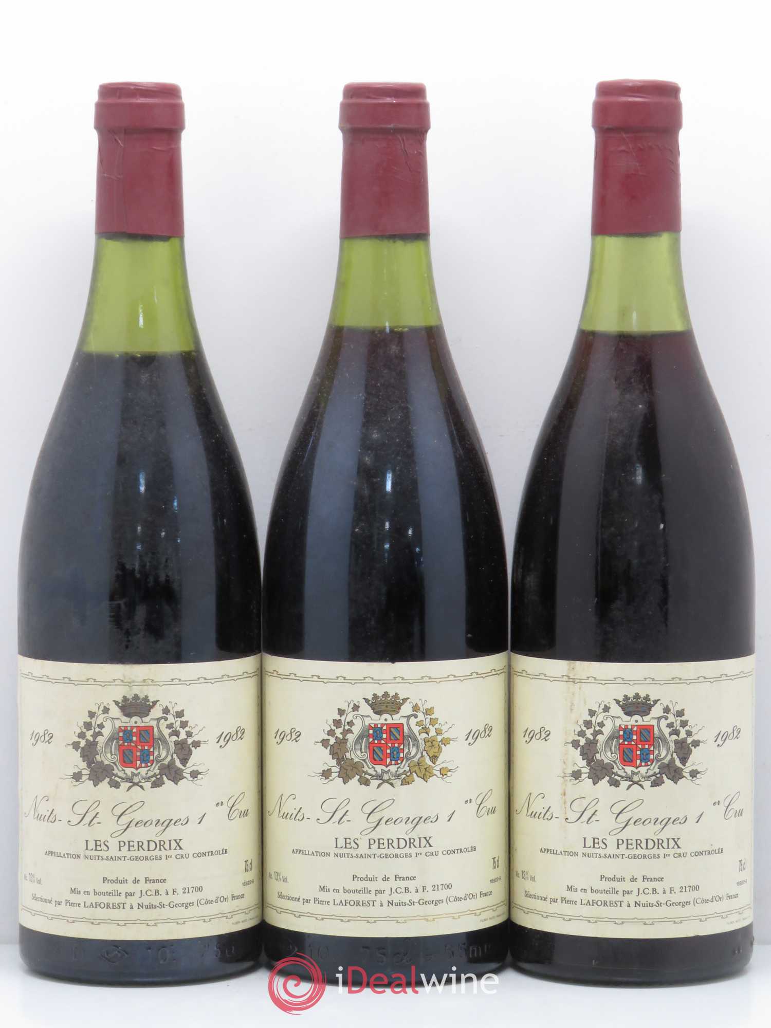 Nuits-Saint-Georges 1er Cru Les Perdrix JCB 1982 - Lot de 6 bouteilles - 2