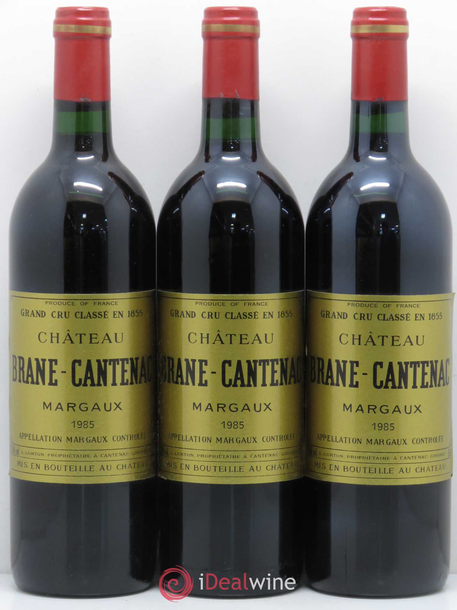Château Brane Cantenac 2ème Grand Cru Classé 1985 - Lot de 11 bouteilles - 1