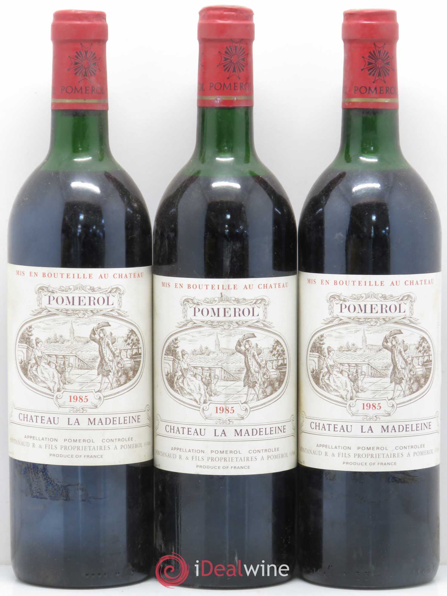 Pomerol Château La Madeleine (sans prix de réserve) 1985 - Lot de 6 bouteilles - 2