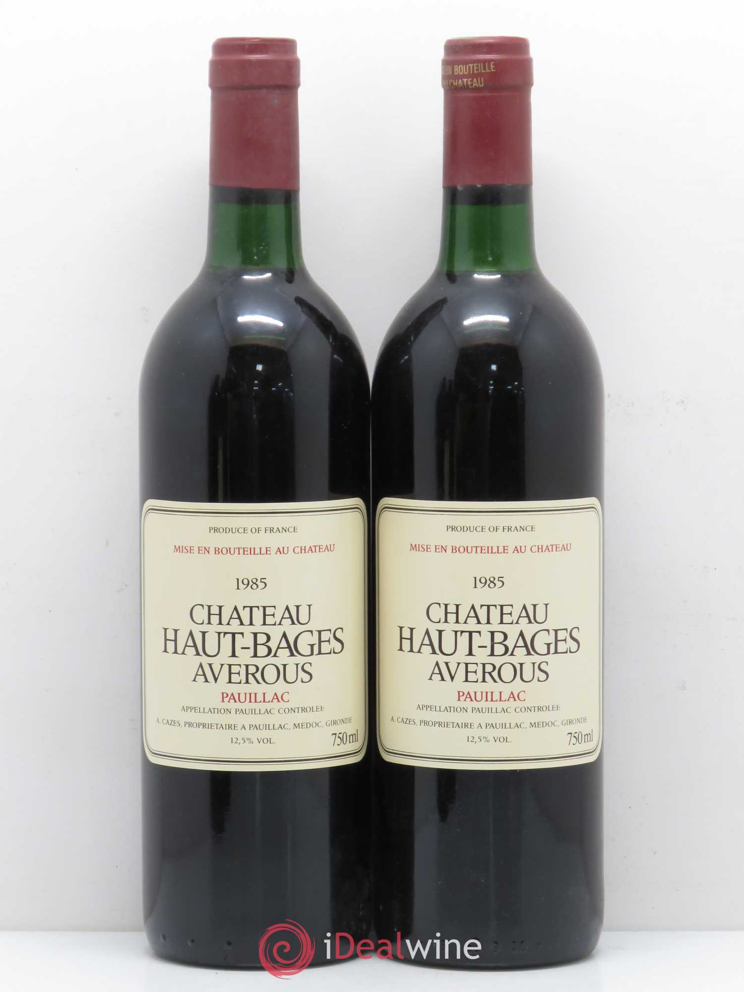 Château Haut Bages Averous Cru Bourgeois 1985 - Lot de 7 bouteilles - 2