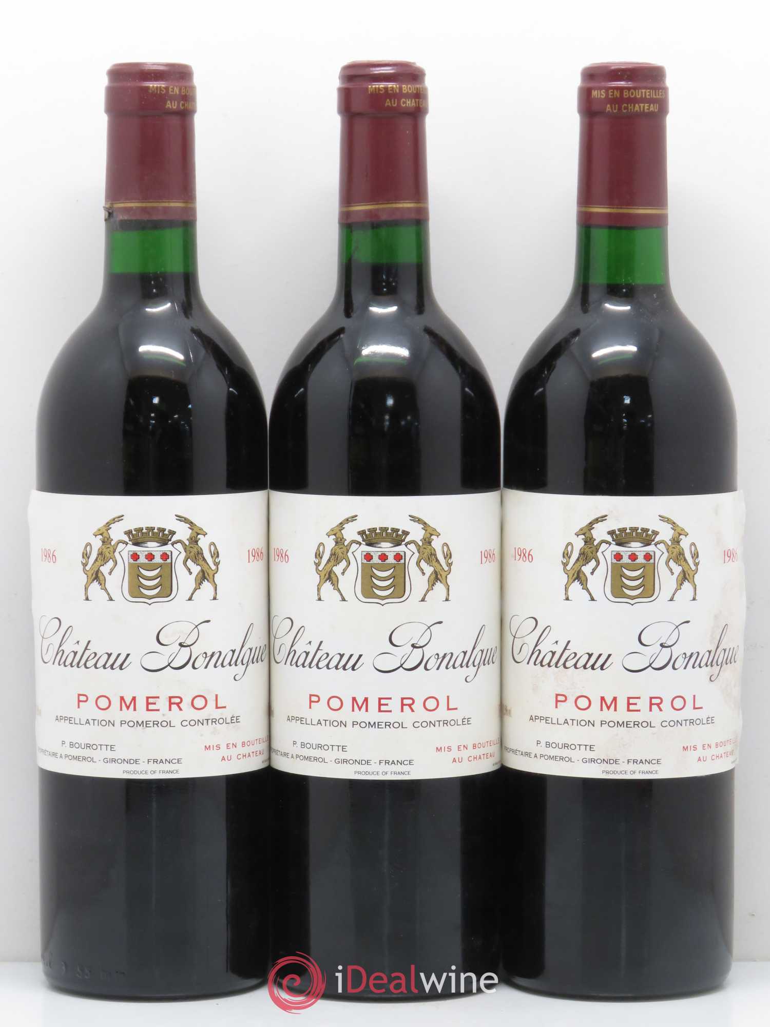 Château Bonalgue 1986 - Lot de 10 bouteilles - 2