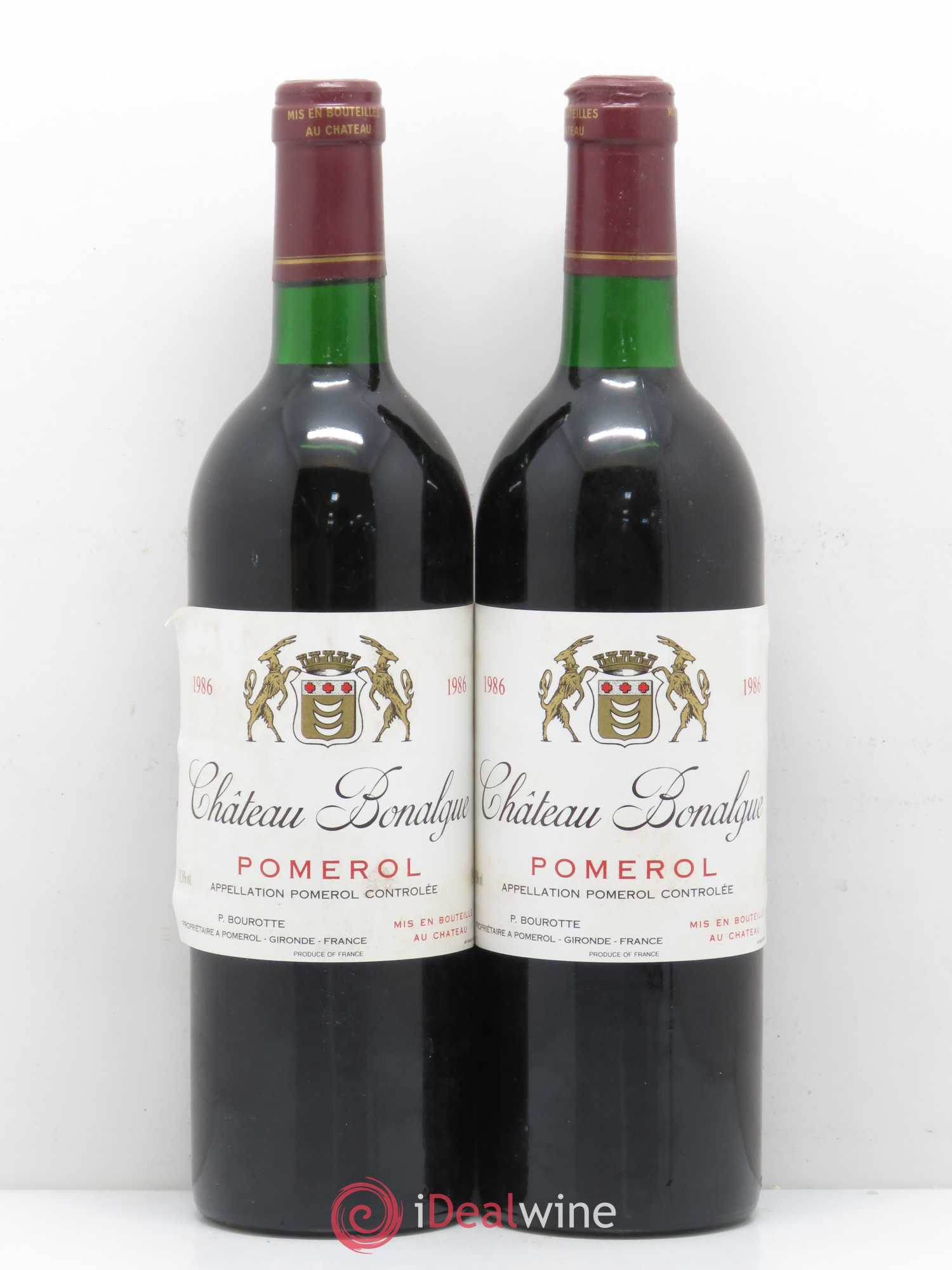 Château Bonalgue 1986 - Lot de 10 bouteilles - 4