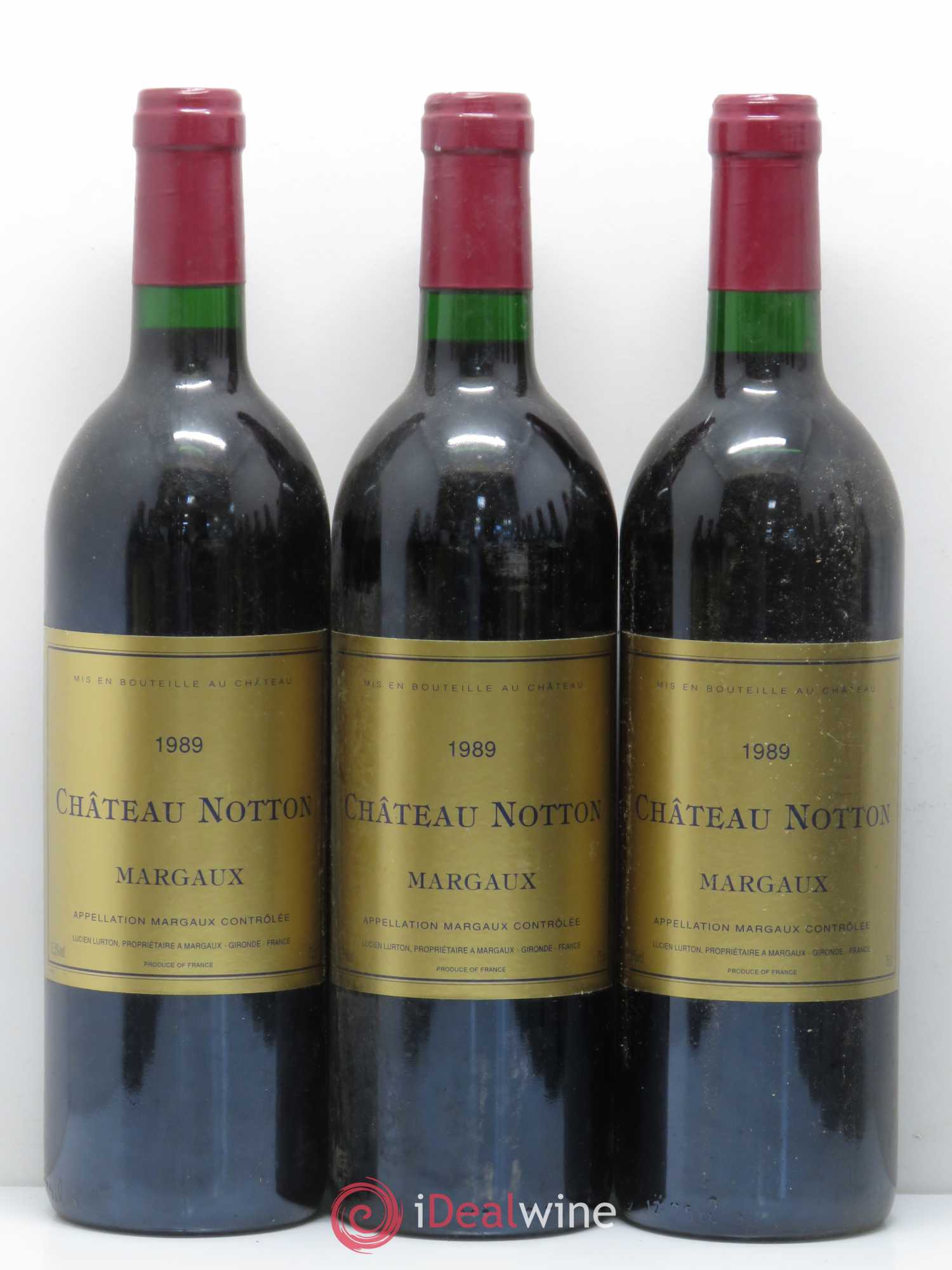 Bordeaux Château Notton 1989 - Posten von 12 Flaschen - 1