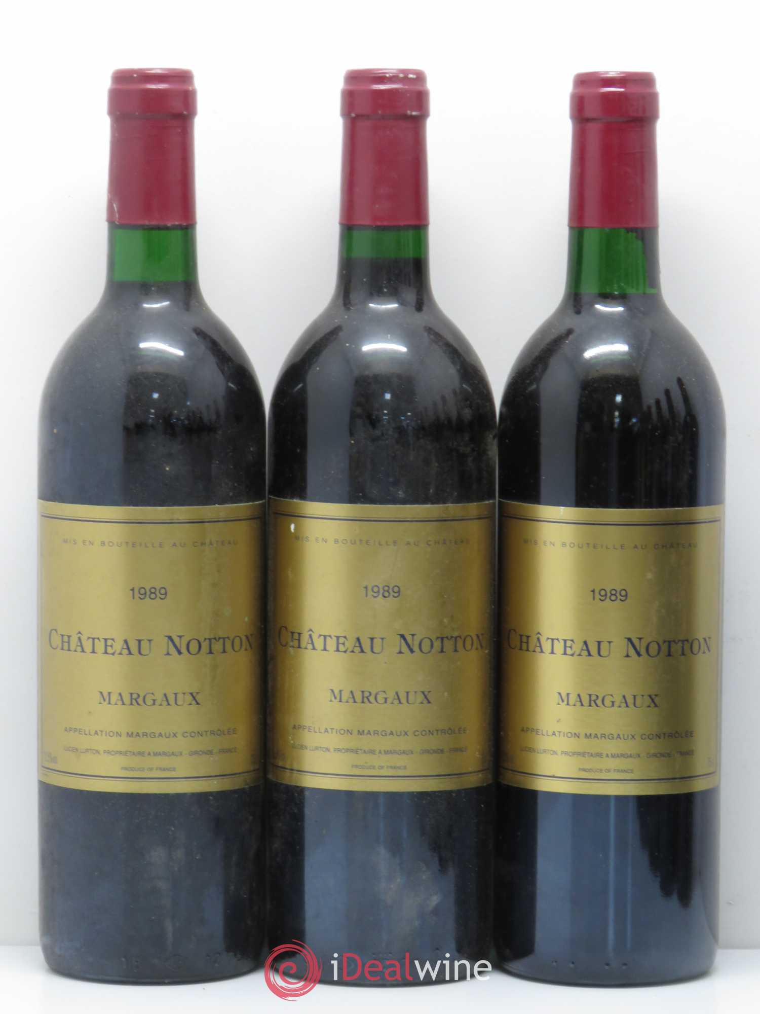 Bordeaux Château Notton 1989 - Posten von 12 Flaschen - 2