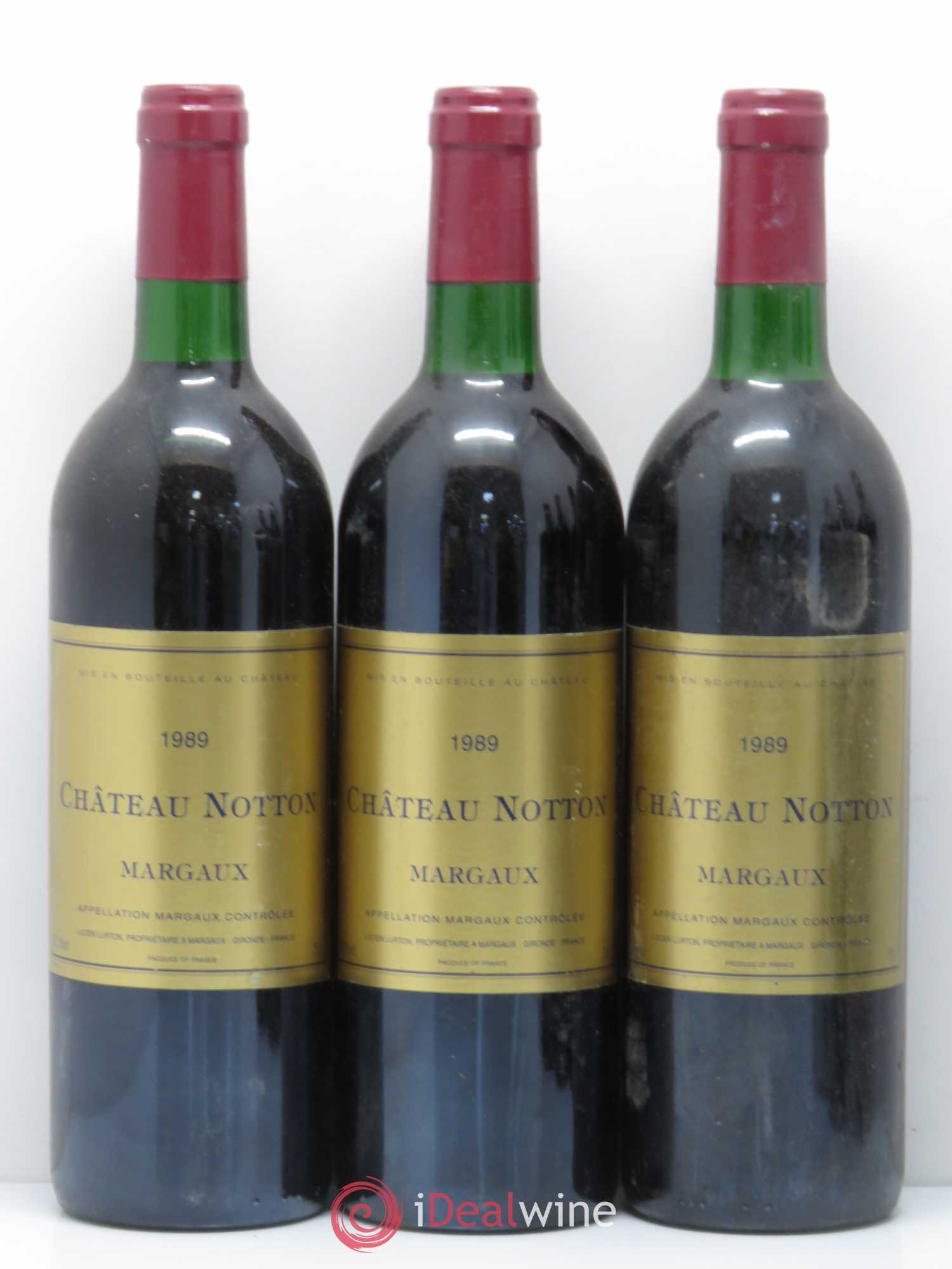 Bordeaux Château Notton 1989 - Posten von 12 Flaschen - 3
