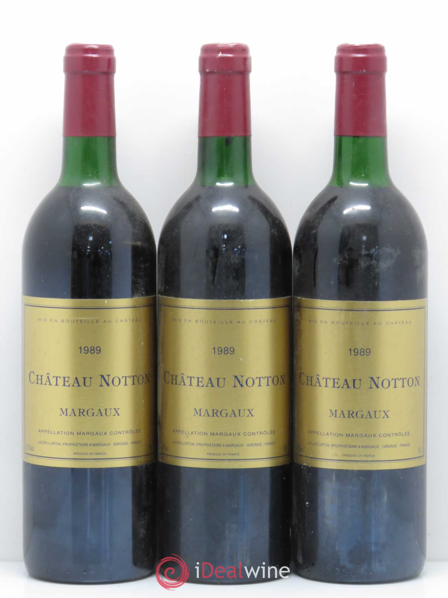 Bordeaux Château Notton 1989 - Posten von 12 Flaschen - 4