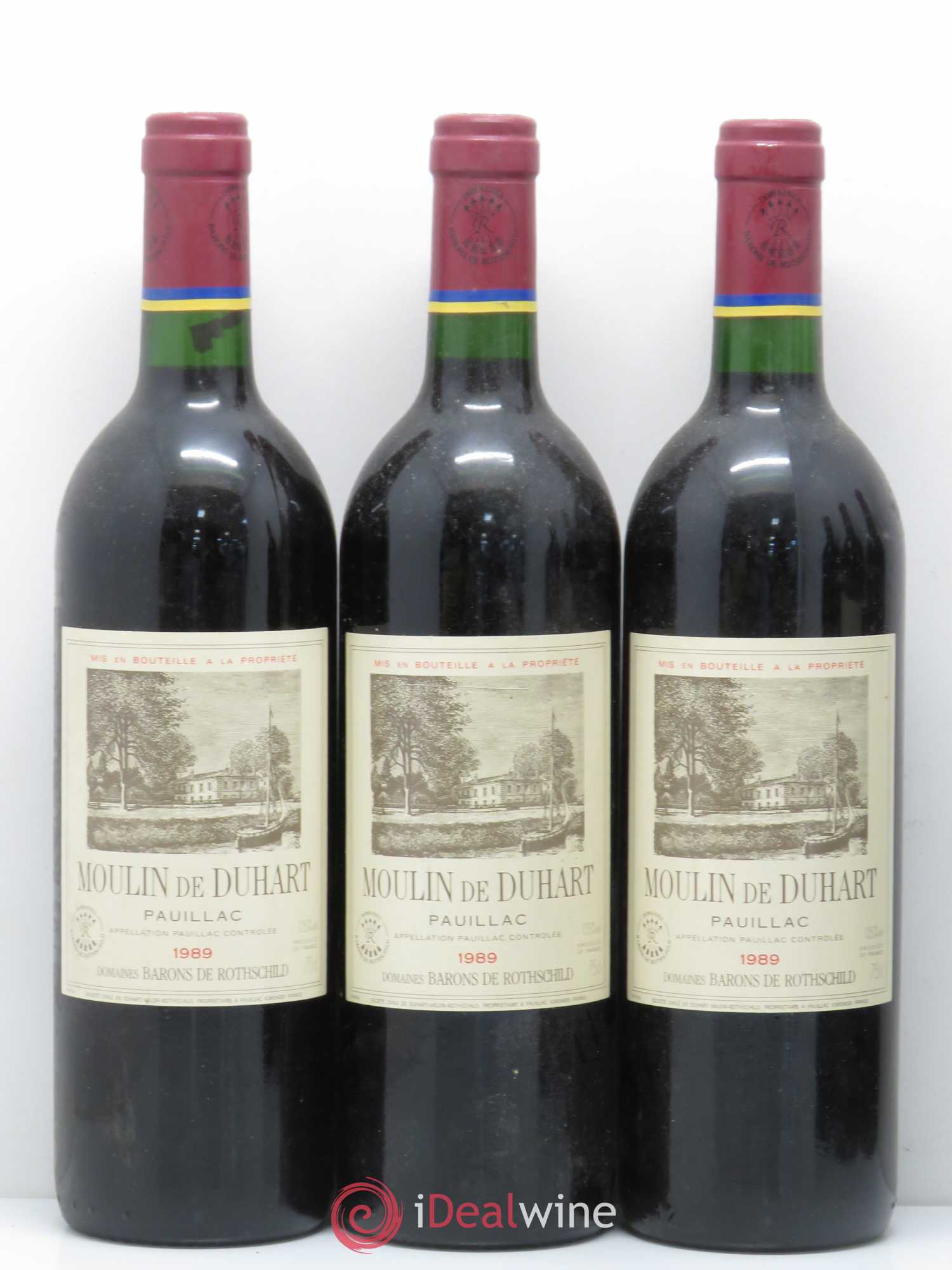 Moulin de Duhart Second Vin 1989 - Lot de 6 bouteilles - 1