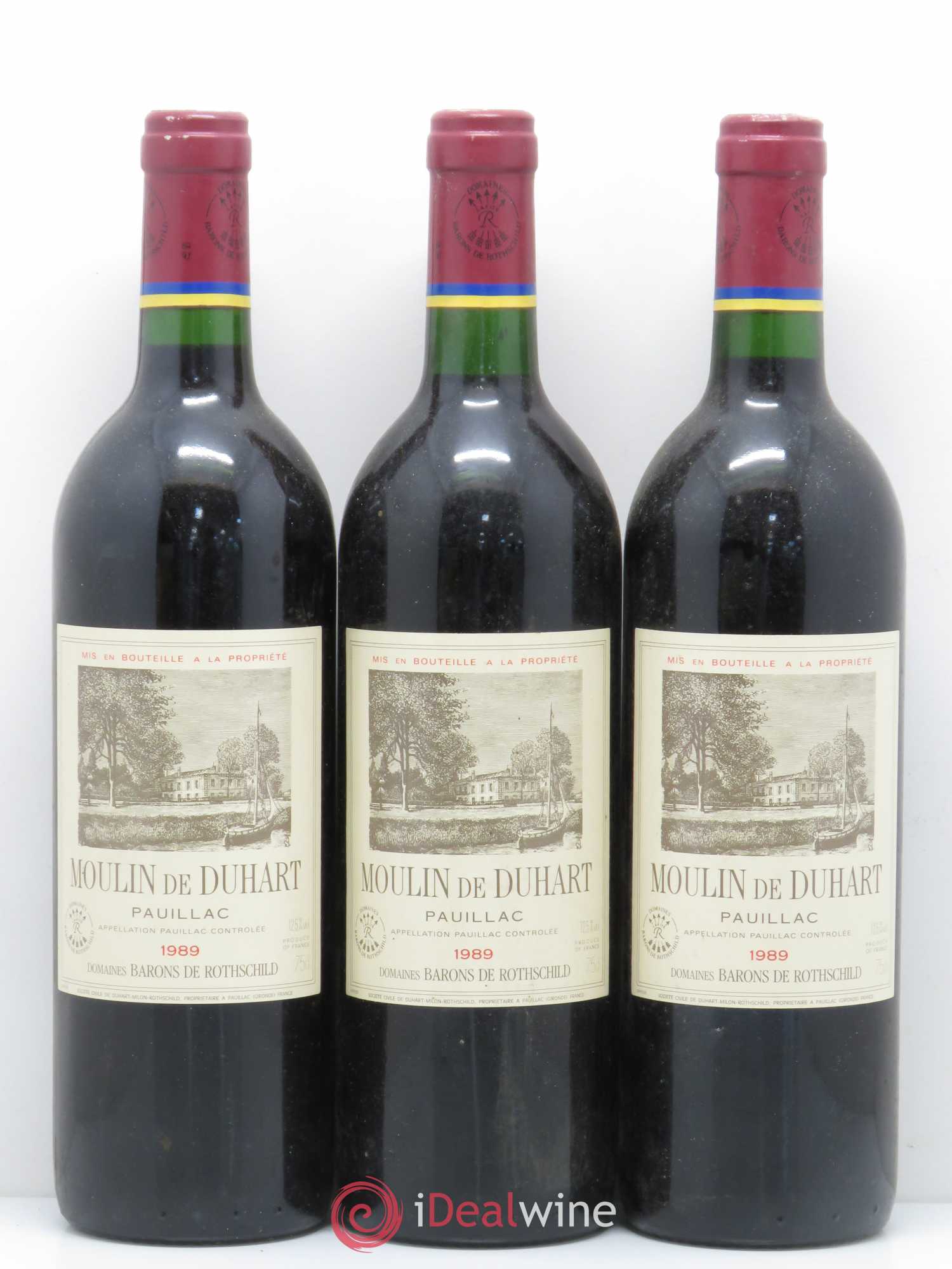 Moulin de Duhart Second Vin 1989 - Lot de 6 bouteilles - 2