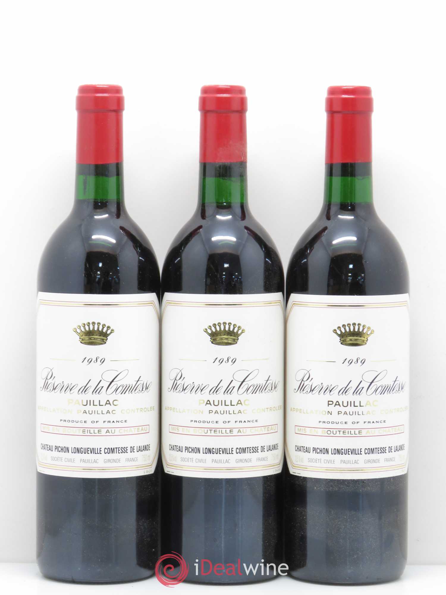 Réserve de la Comtesse Second Vin 1989 - Lot de 12 bouteilles - 4