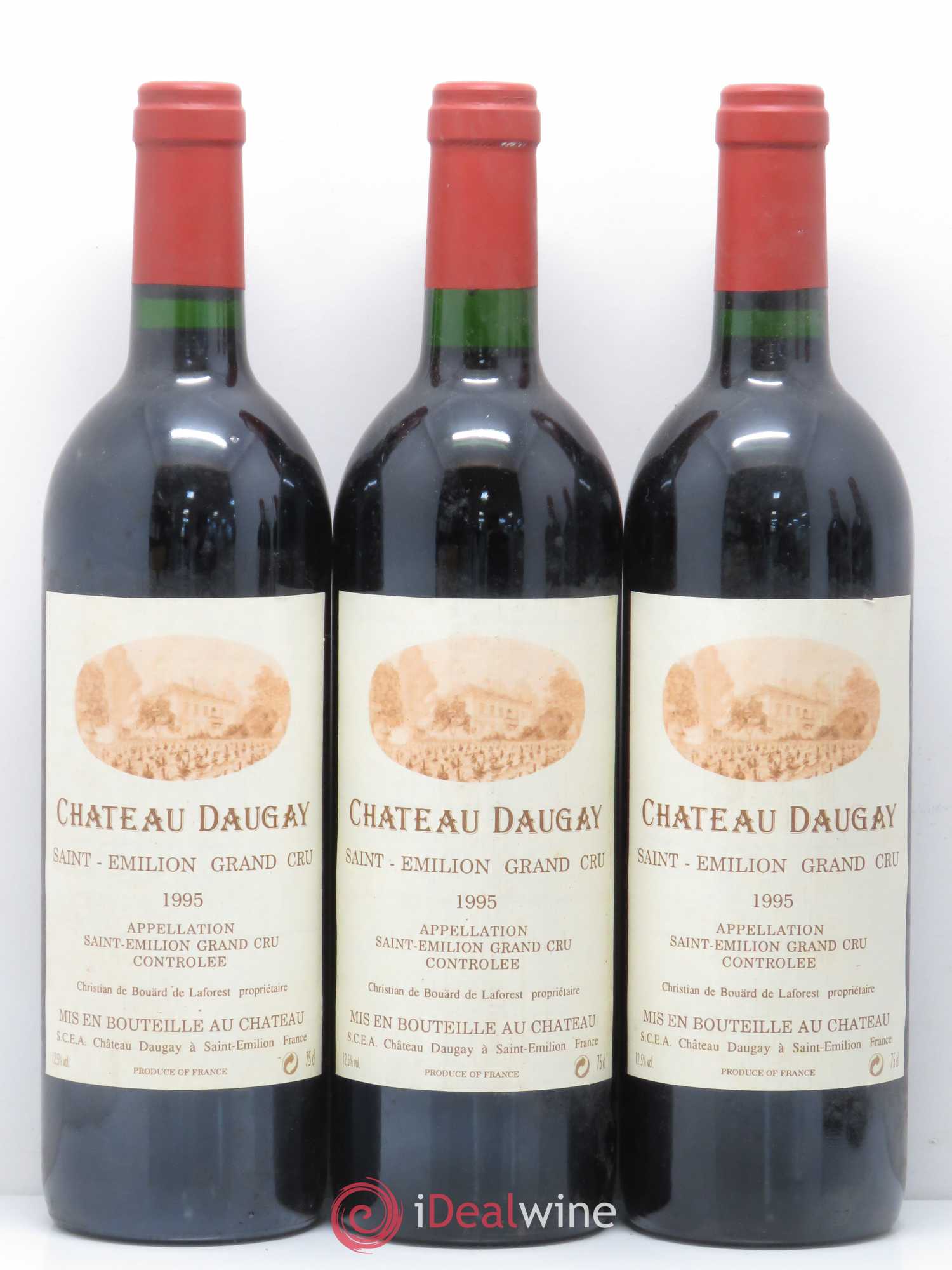 Château Daugay 1995 - Lot de 5 bouteilles - 1