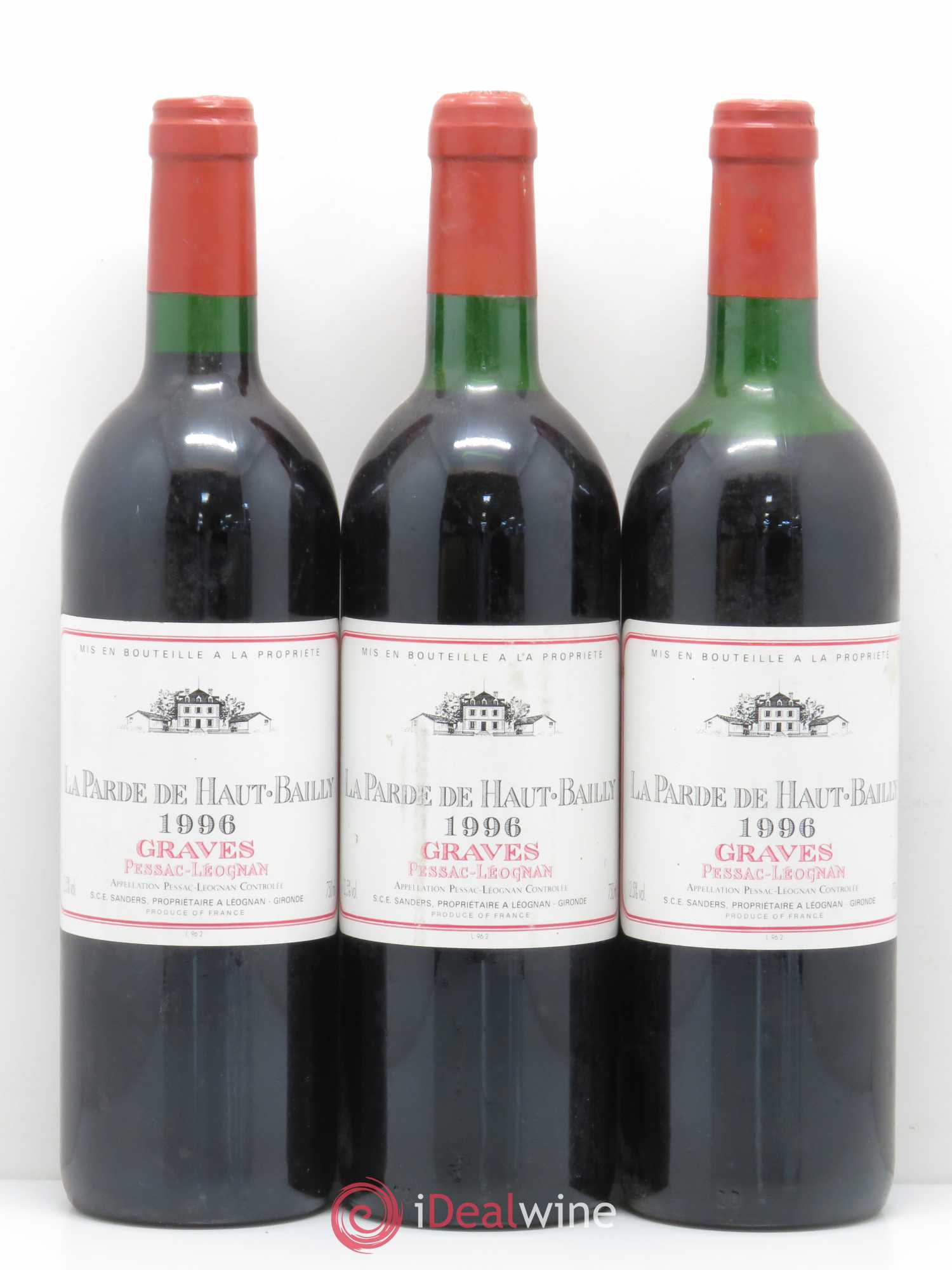 Haut Bailly II (Anciennement La Parde de Haut-Bailly) Second Vin 1996 - Lot de 6 bouteilles - 2