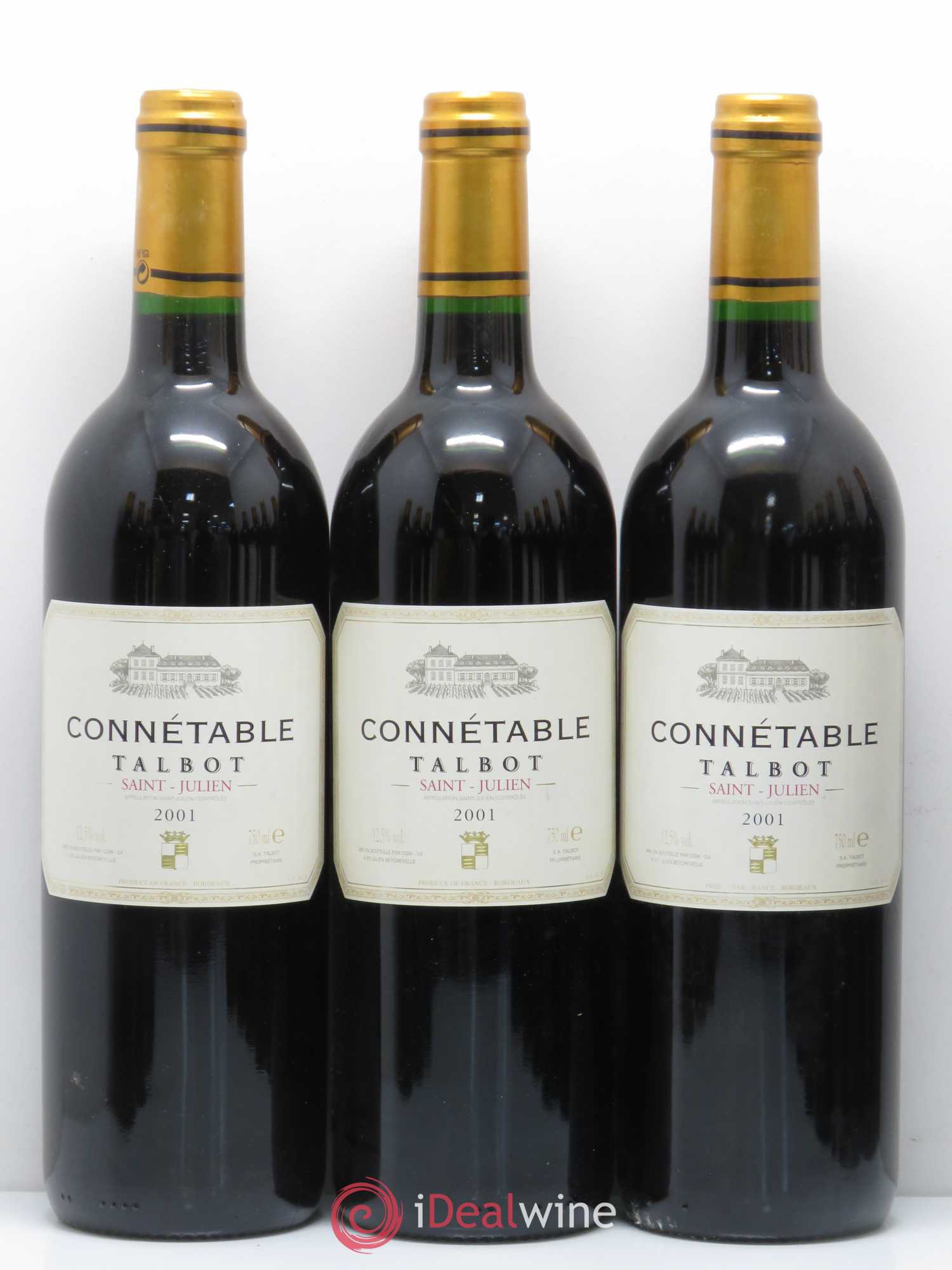 Connétable de Talbot Second Vin 2001 - Lot de 12 bouteilles - 1