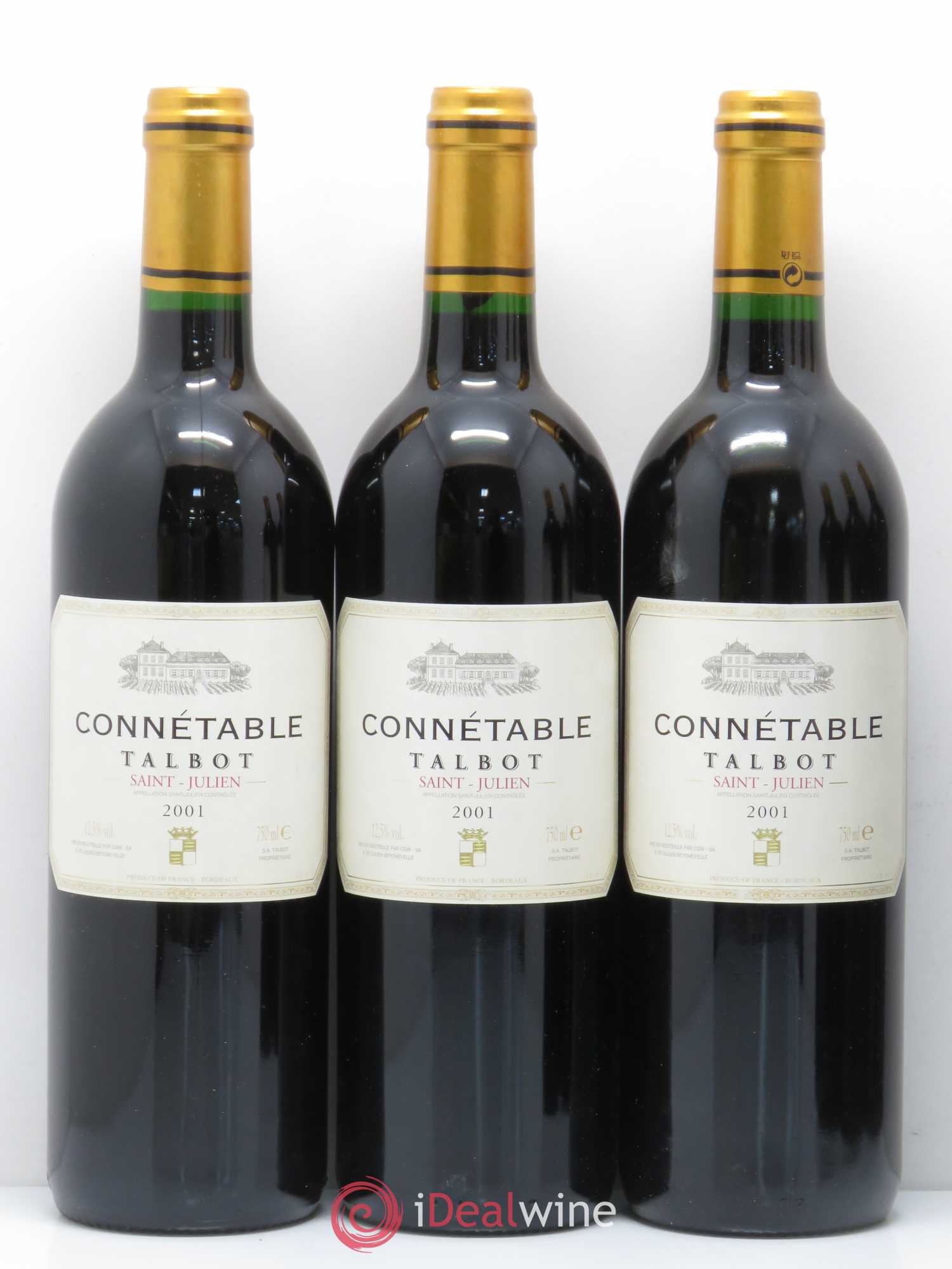 Connétable de Talbot Second Vin 2001 - Lot de 12 bouteilles - 3