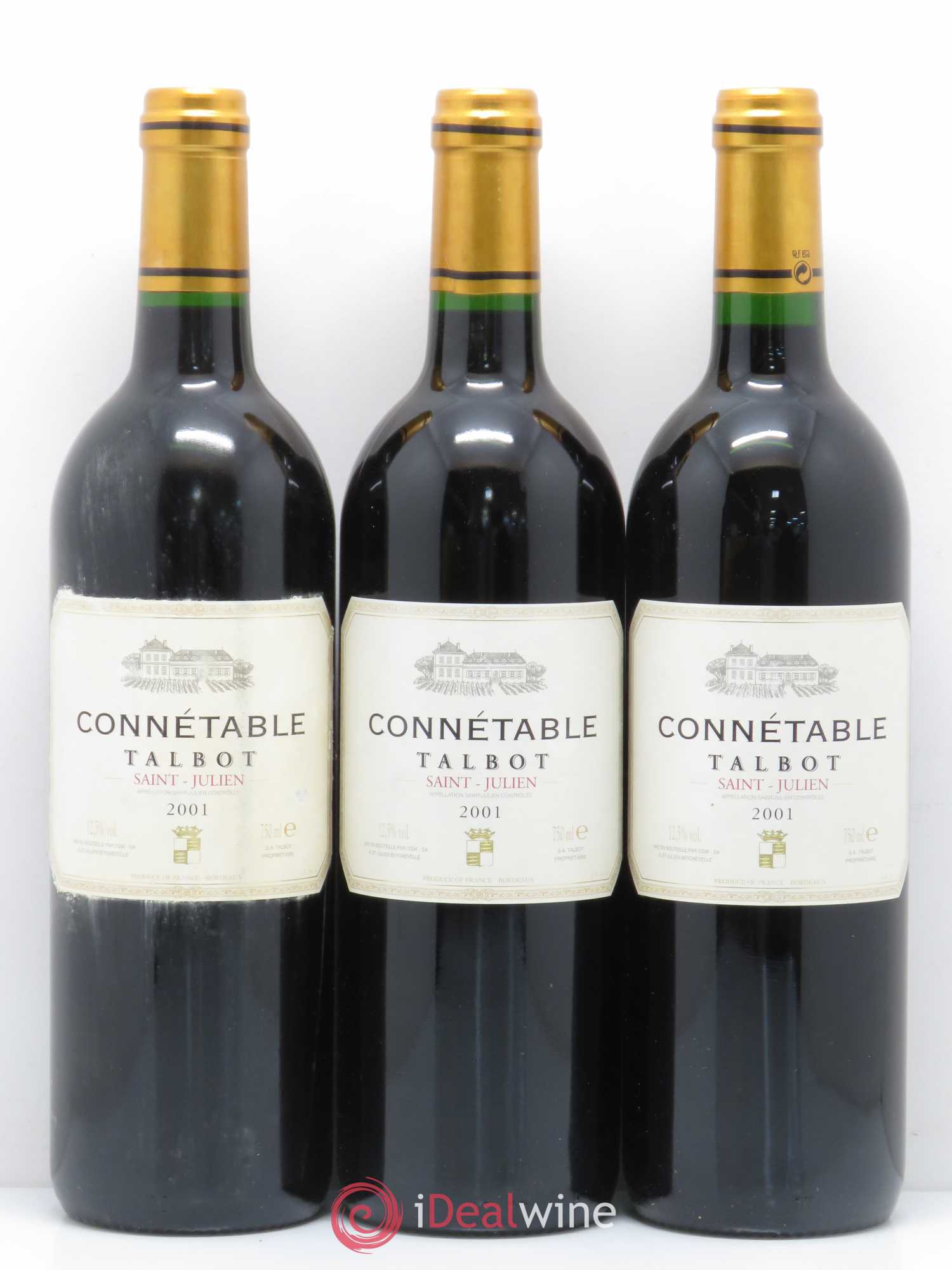 Connétable de Talbot Second Vin 2001 - Lot de 12 bouteilles - 4