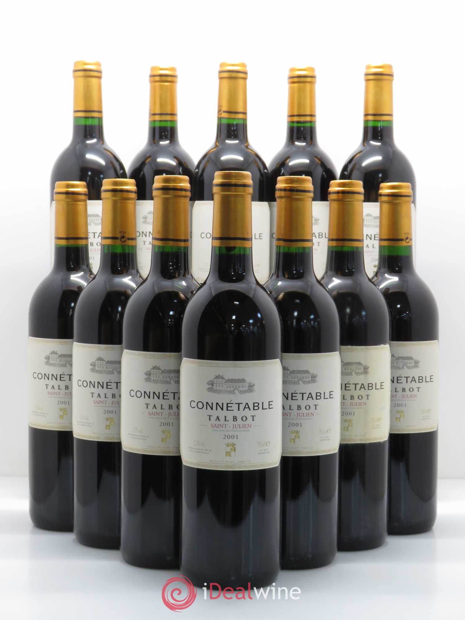 Connétable de Talbot Second Vin 2001 - Lot de 12 bouteilles - 0