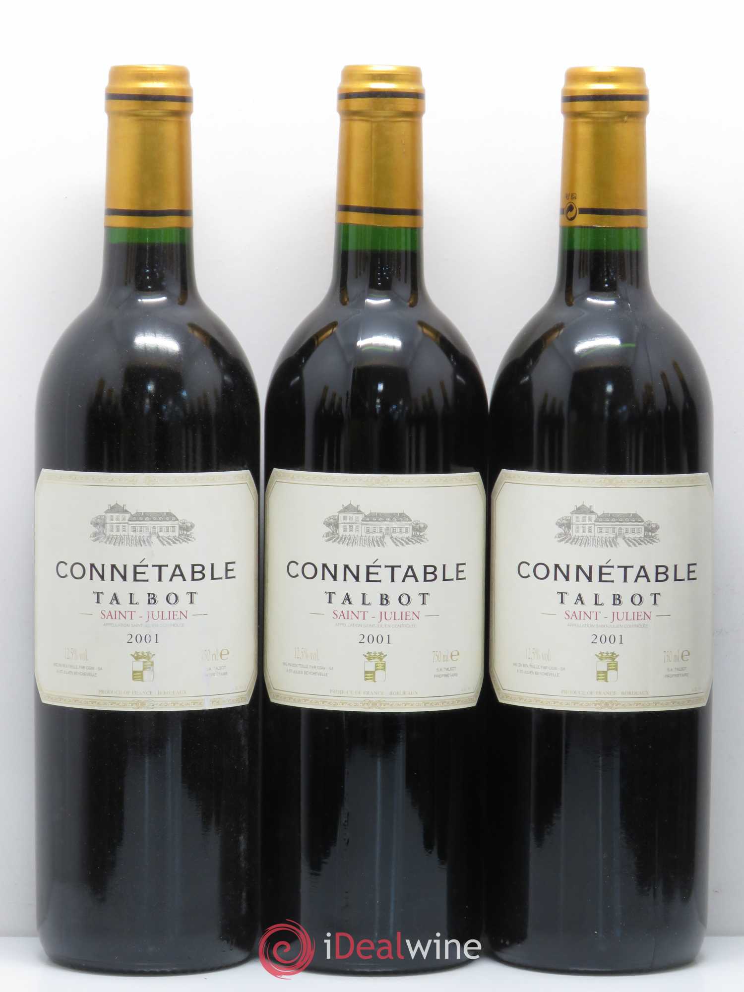 Connétable de Talbot Second Vin 2001 - Lot de 12 bouteilles - 1