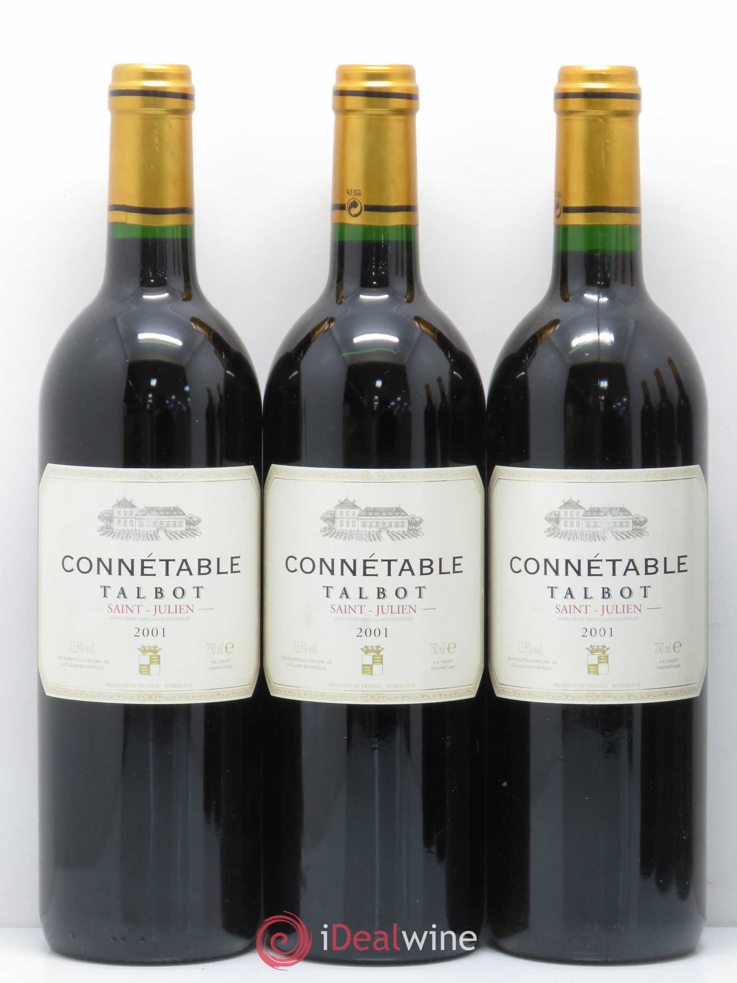 Connétable de Talbot Second Vin 2001 - Lot de 12 bouteilles - 3