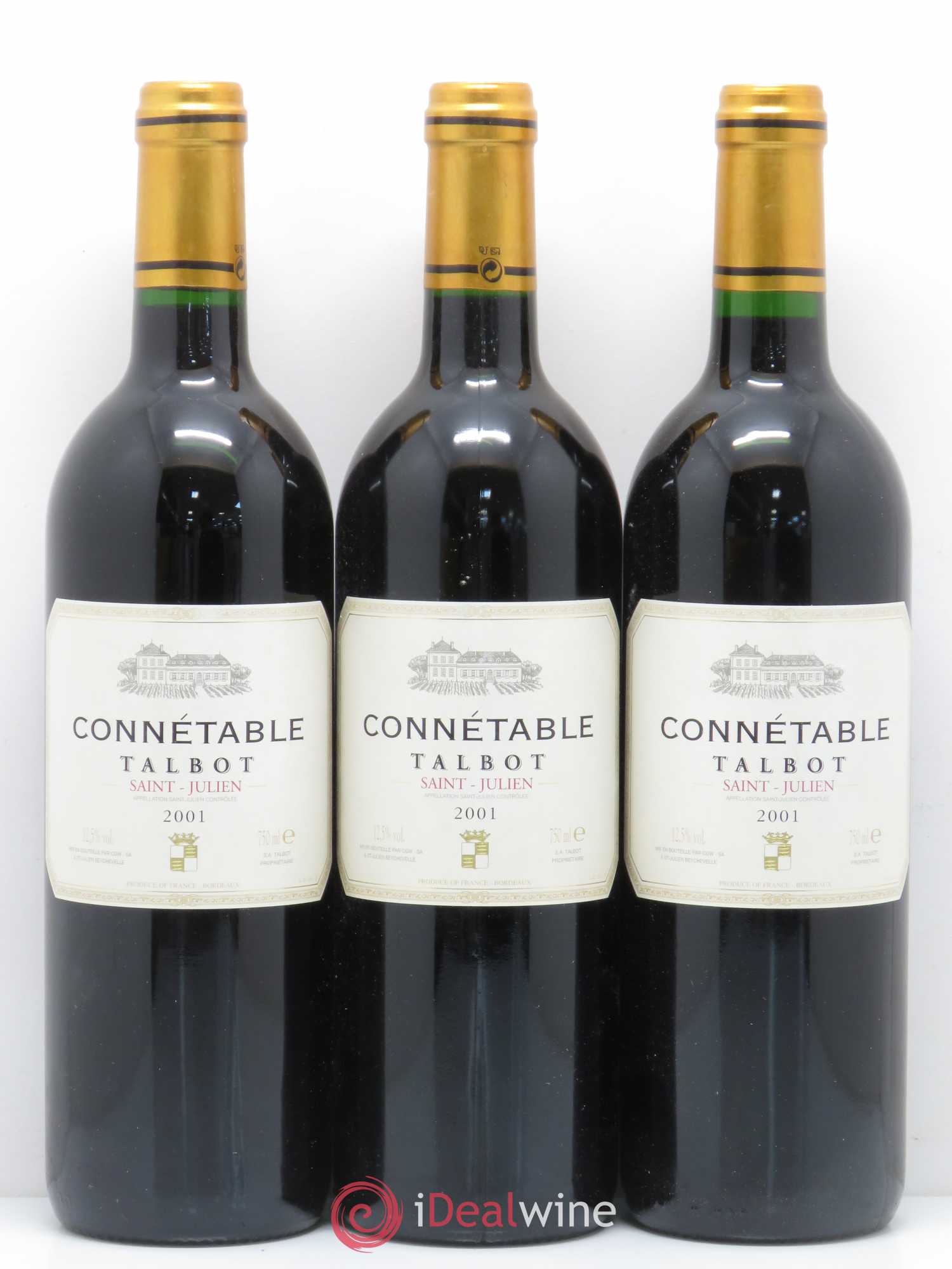 Connétable de Talbot Second Vin 2001 - Lot de 12 bouteilles - 4