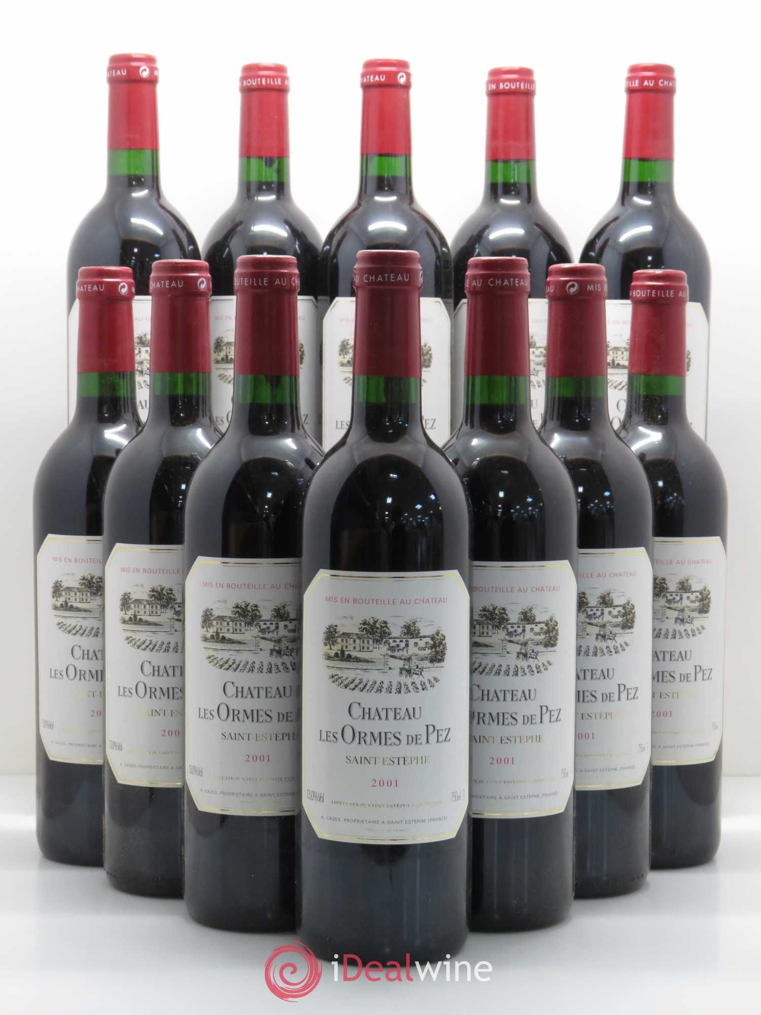 Château les Ormes de Pez 2001 - Lot de 12 bouteilles - 0