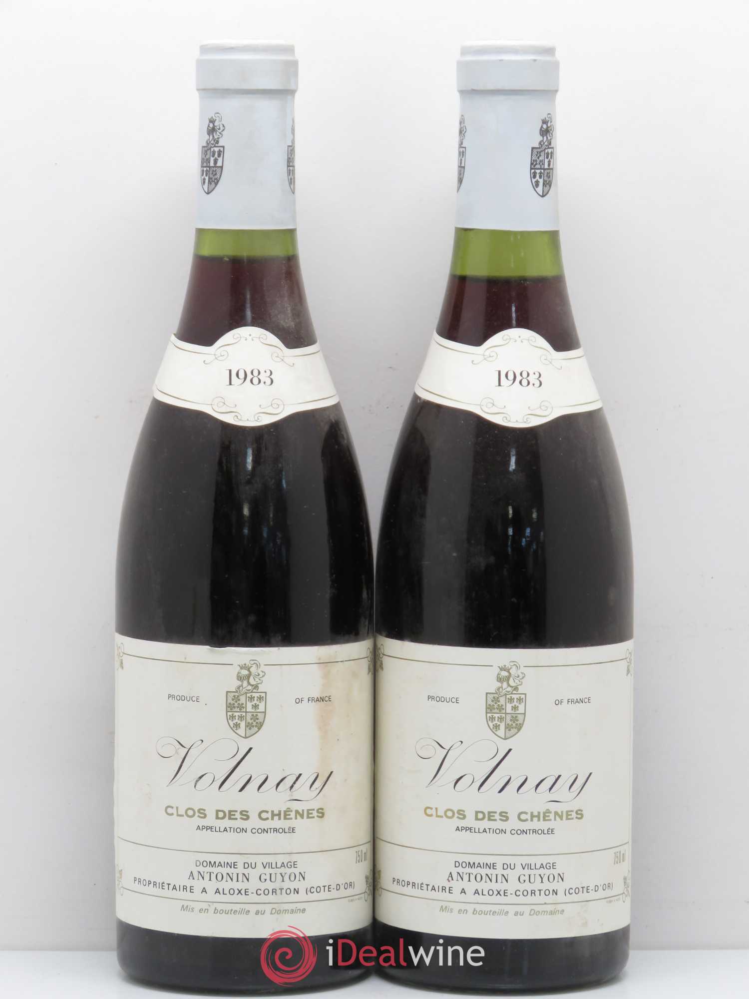 Volnay 1er Cru Antonin Guyon 1983 - Lot de 2 bouteilles - 0