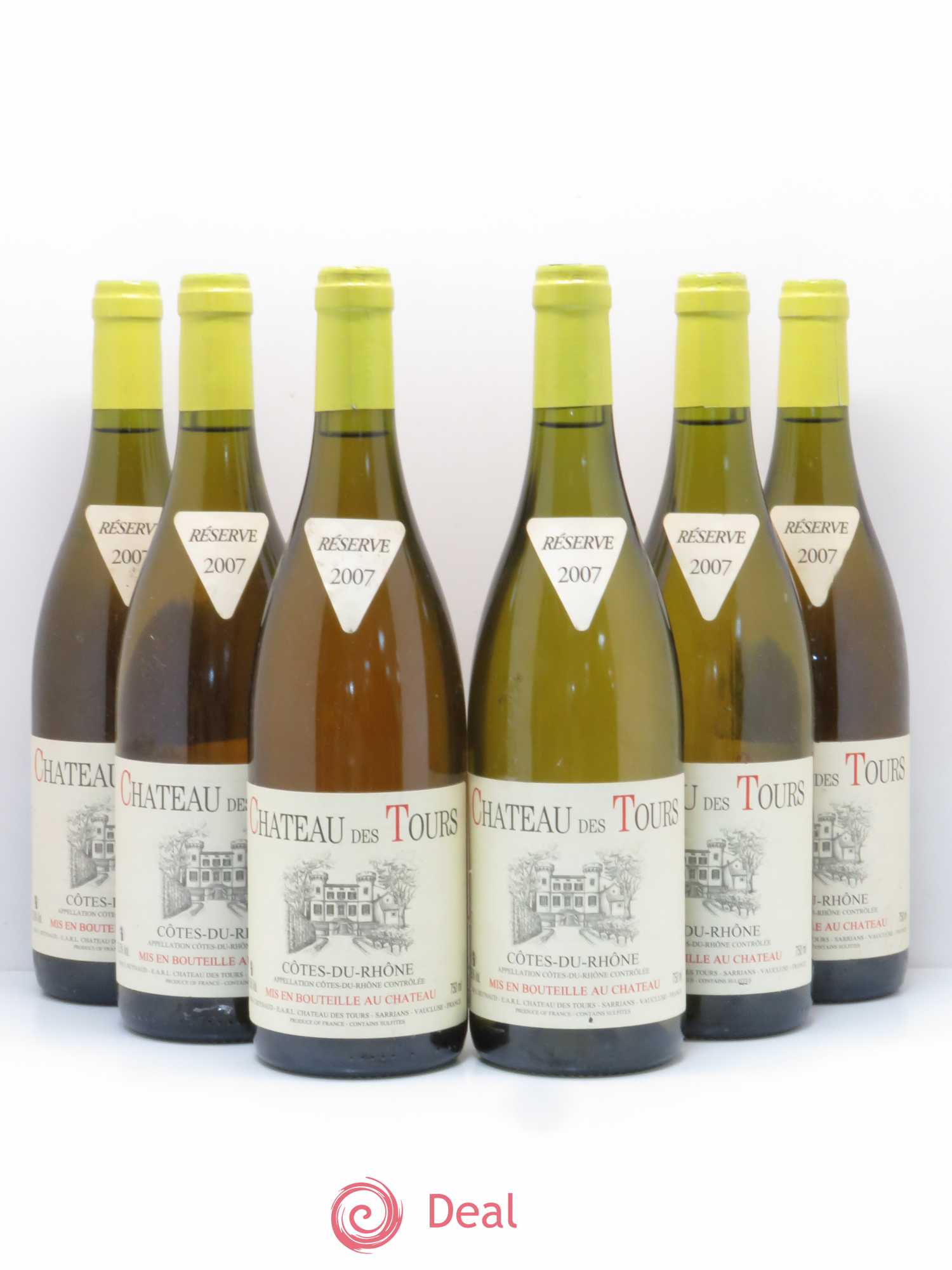 Côtes-du-Rhône Château des Tours Emmanuel Reynaud 2007 - Lot de 6 bouteilles - 0