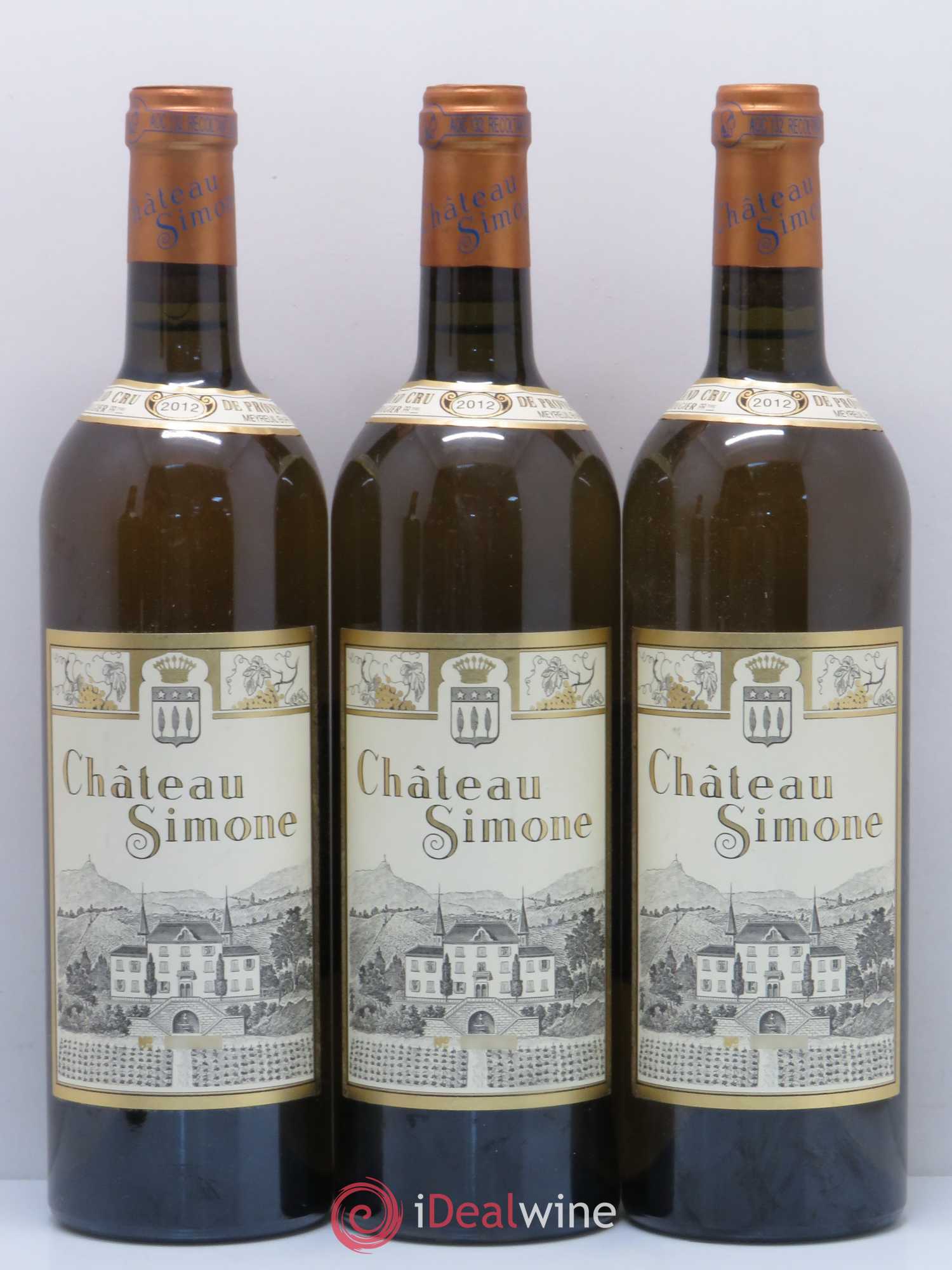 Palette Château Simone Famille Rougier 2012 - Posten von 6 Flaschen - 1