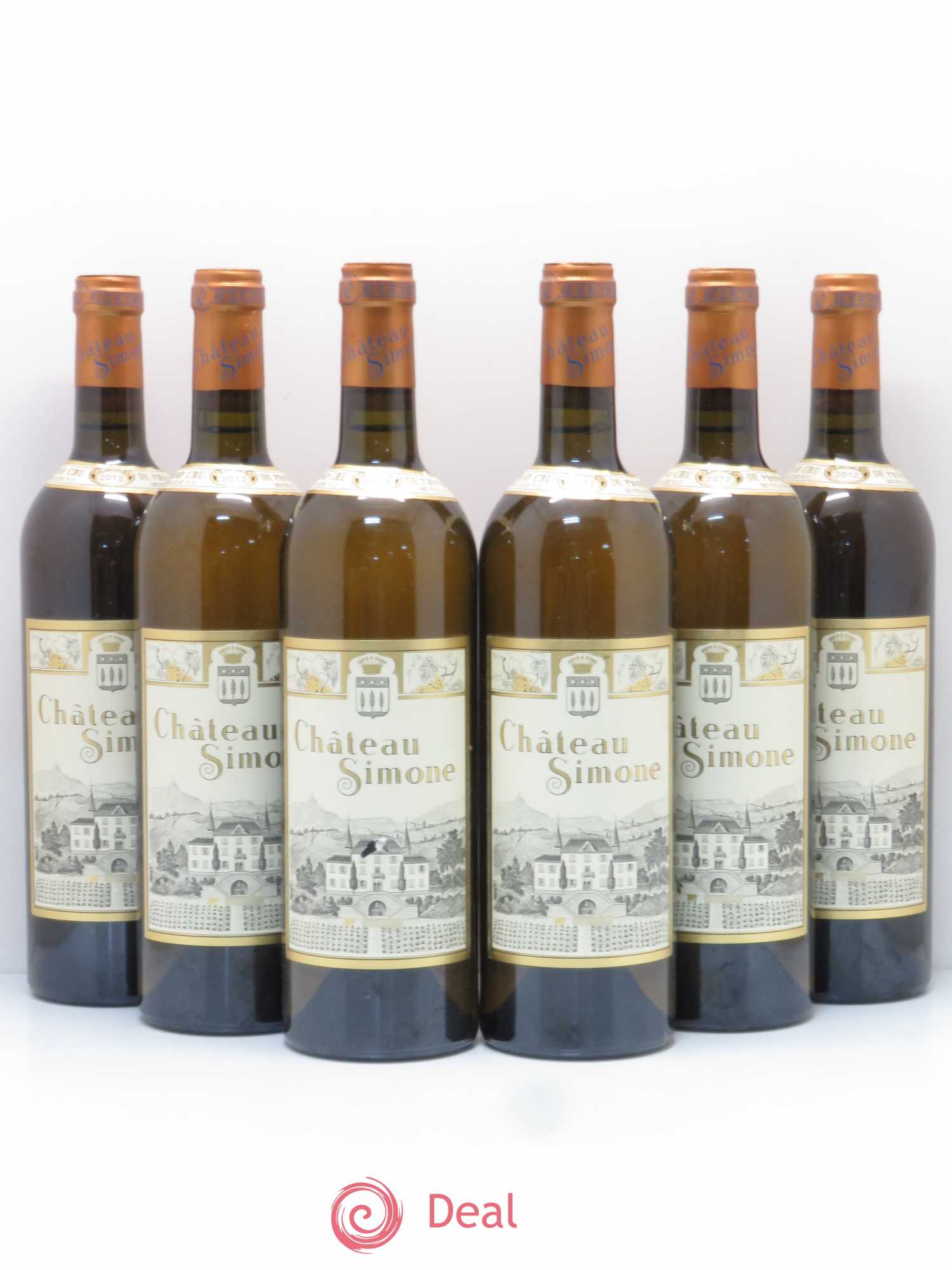 Palette Château Simone Famille Rougier 2012 - Posten von 6 Flaschen - 0